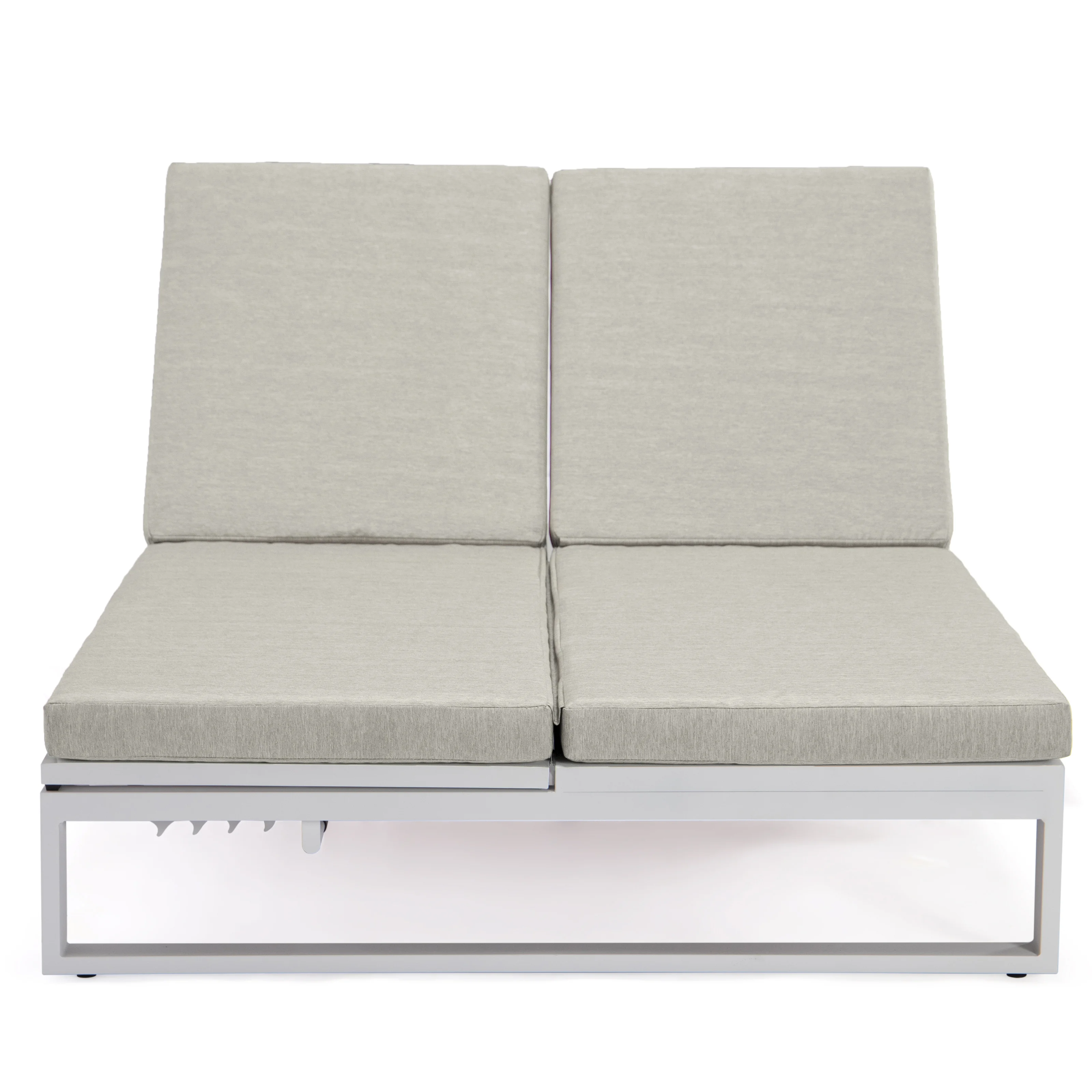 Chelsea Convertible Lounge Reclining Double Chaise With Cushions