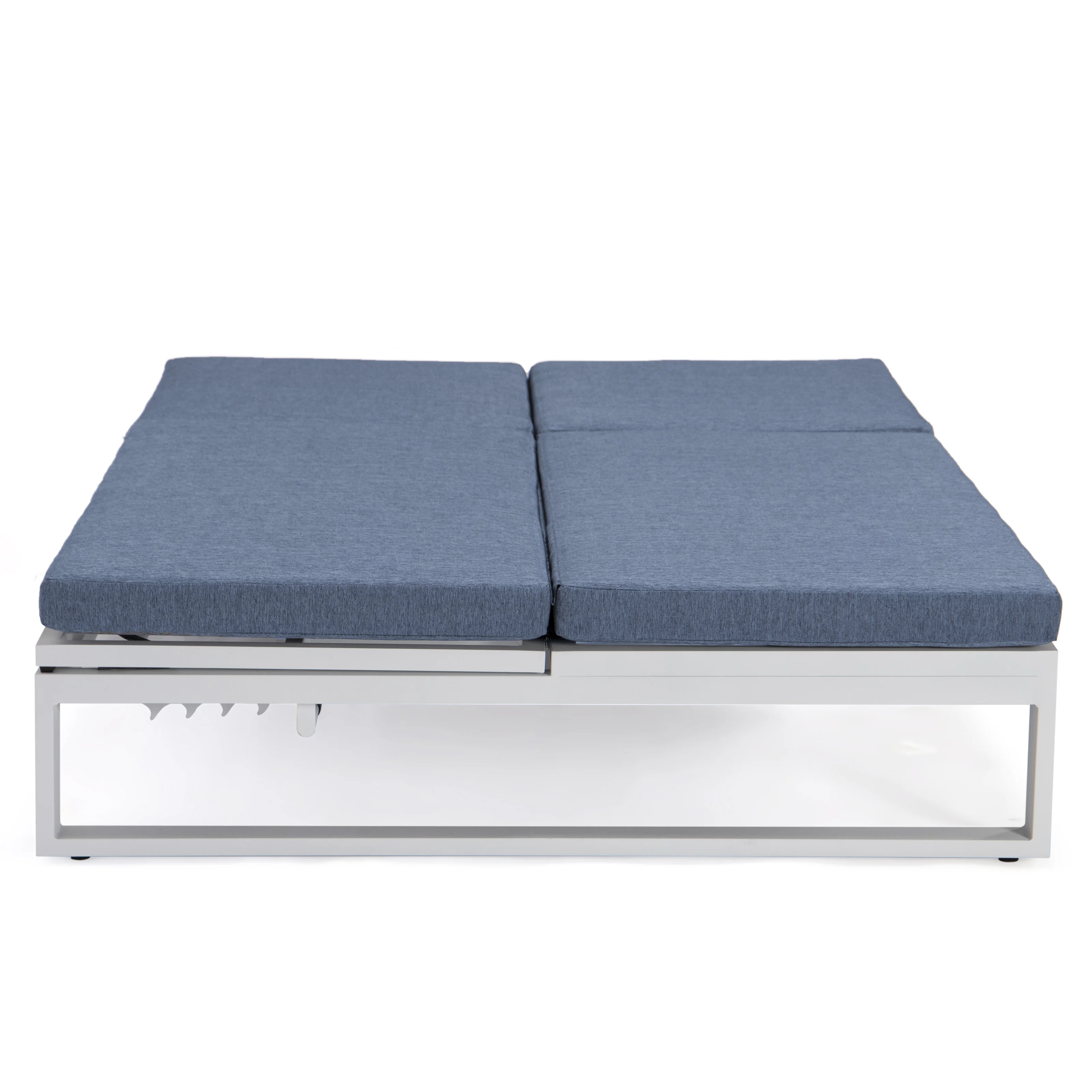 Chelsea Convertible Lounge Reclining Double Chaise With Cushions