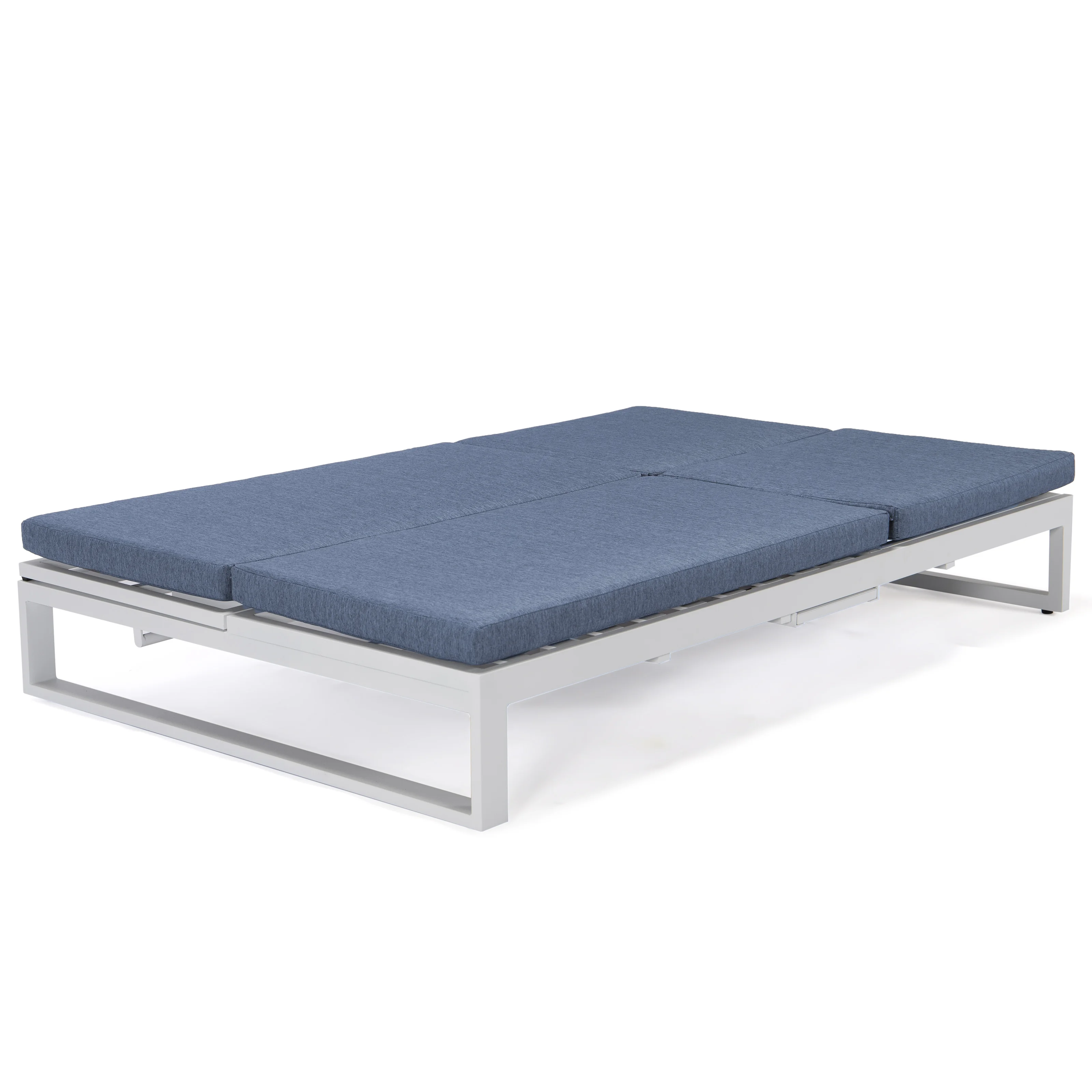 Chelsea Convertible Lounge Reclining Double Chaise With Cushions