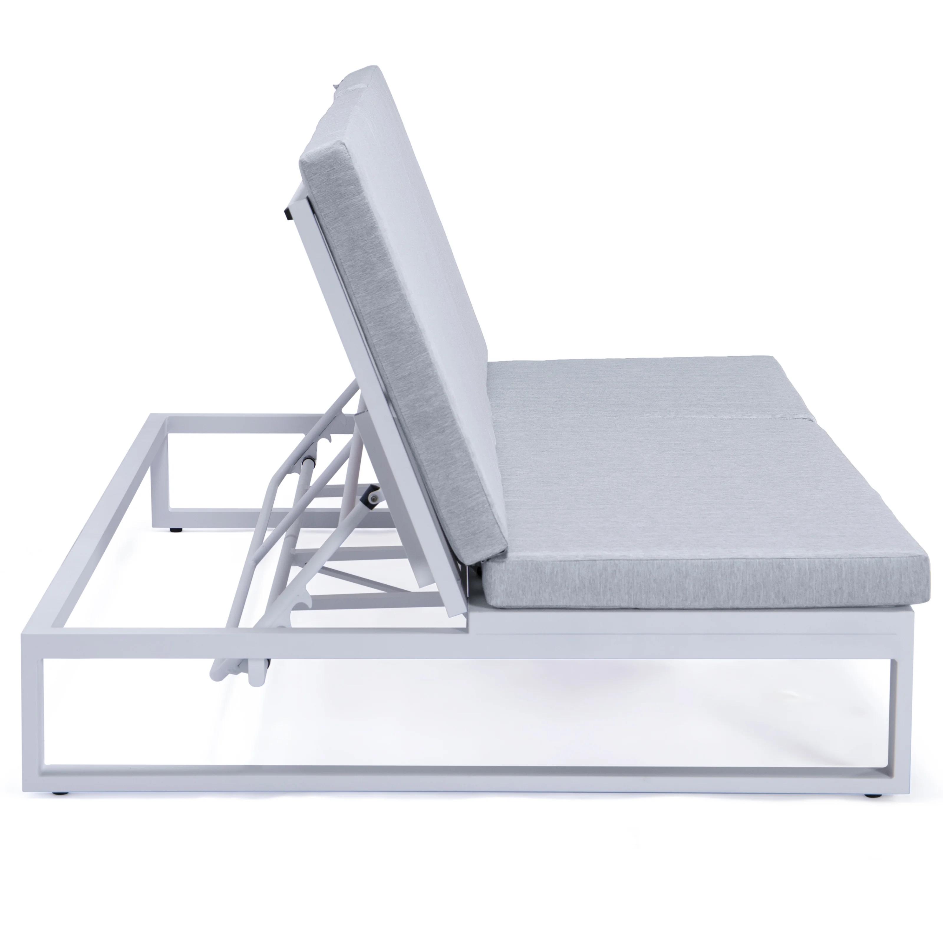 Chelsea Convertible Lounge Reclining Double Chaise With Cushions