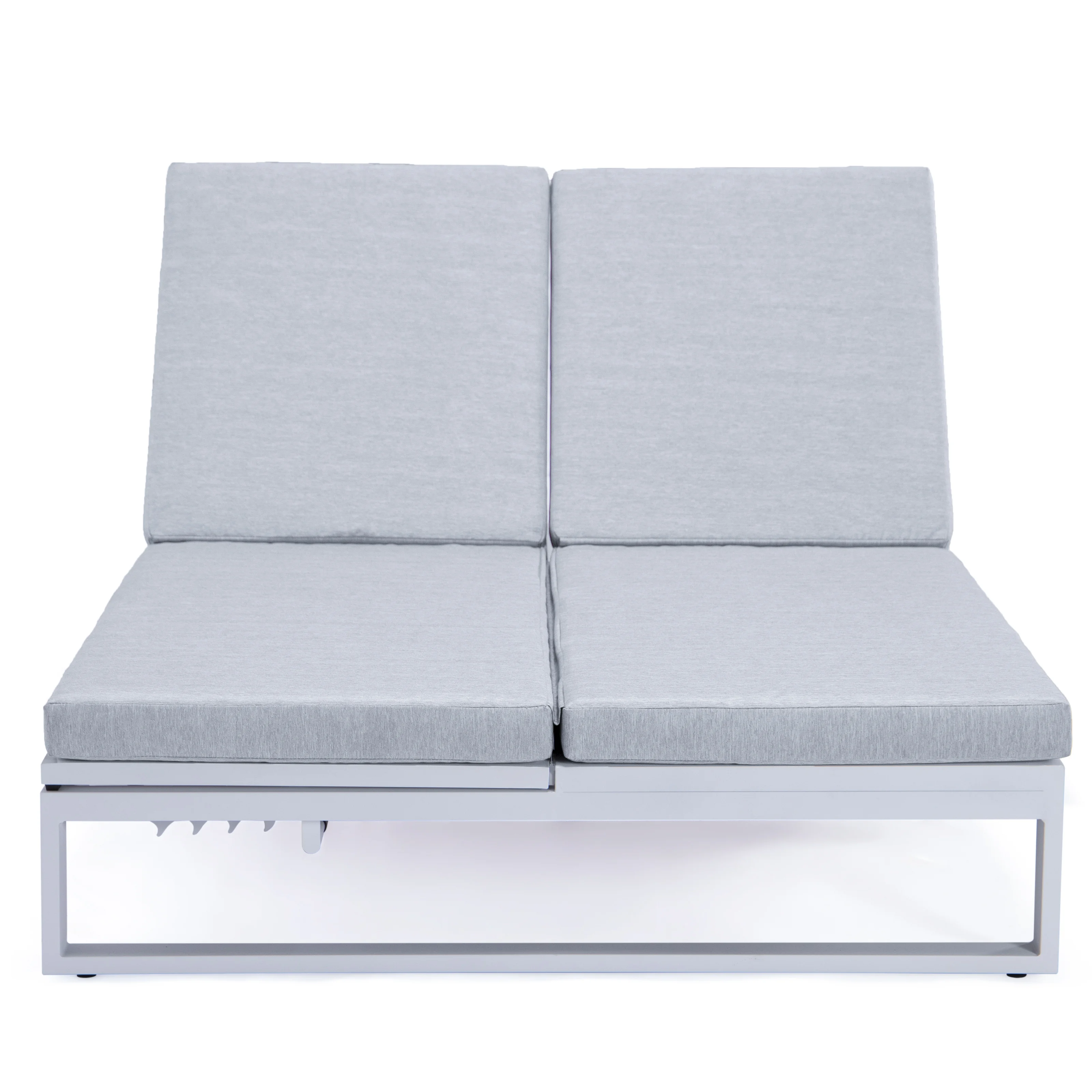 Chelsea Convertible Lounge Reclining Double Chaise With Cushions