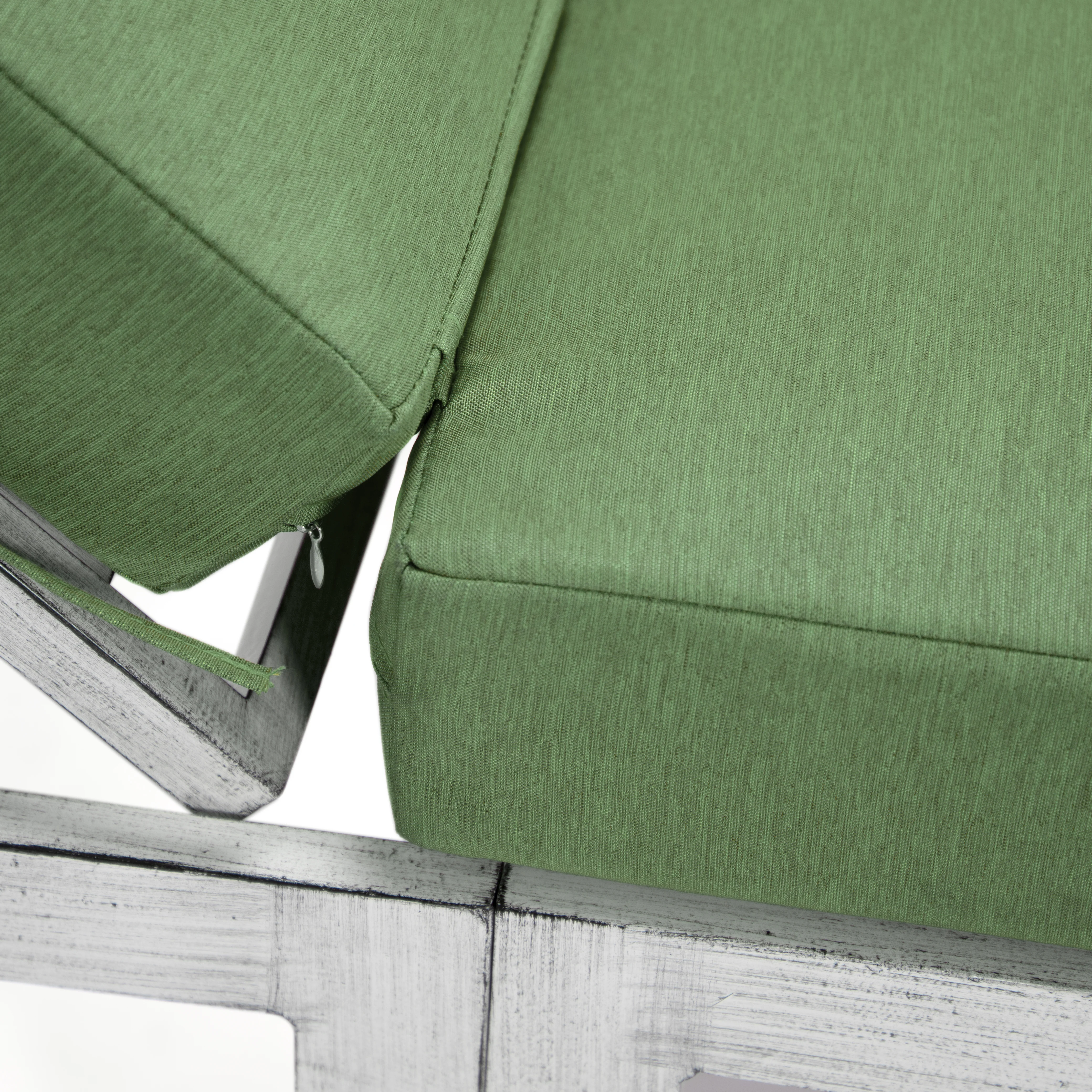 Chelsea Modern Outdoor Weathered Grey Chaise Lounge Chair With Cushions