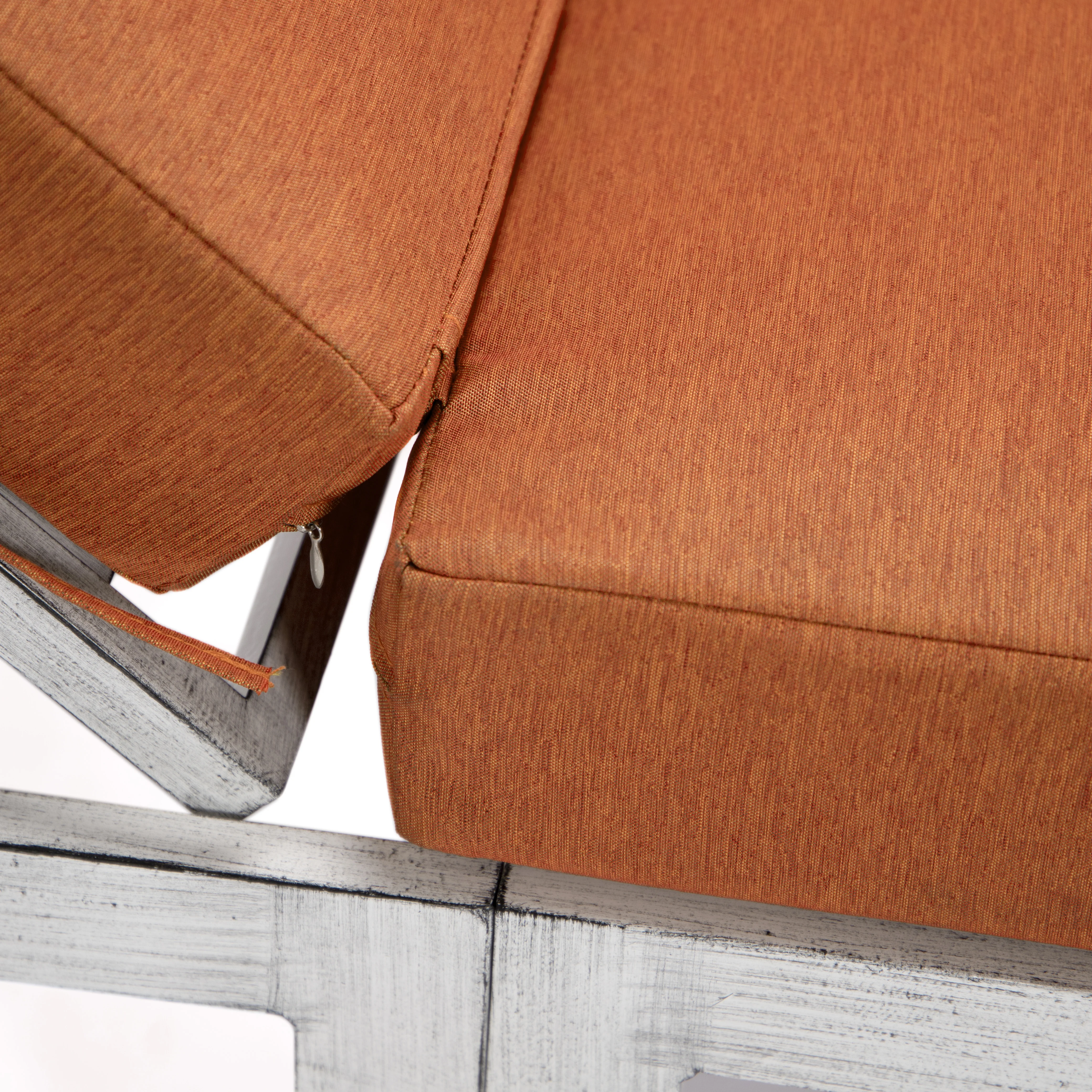 Chelsea Modern Outdoor Weathered Grey Chaise Lounge Chair With Cushions