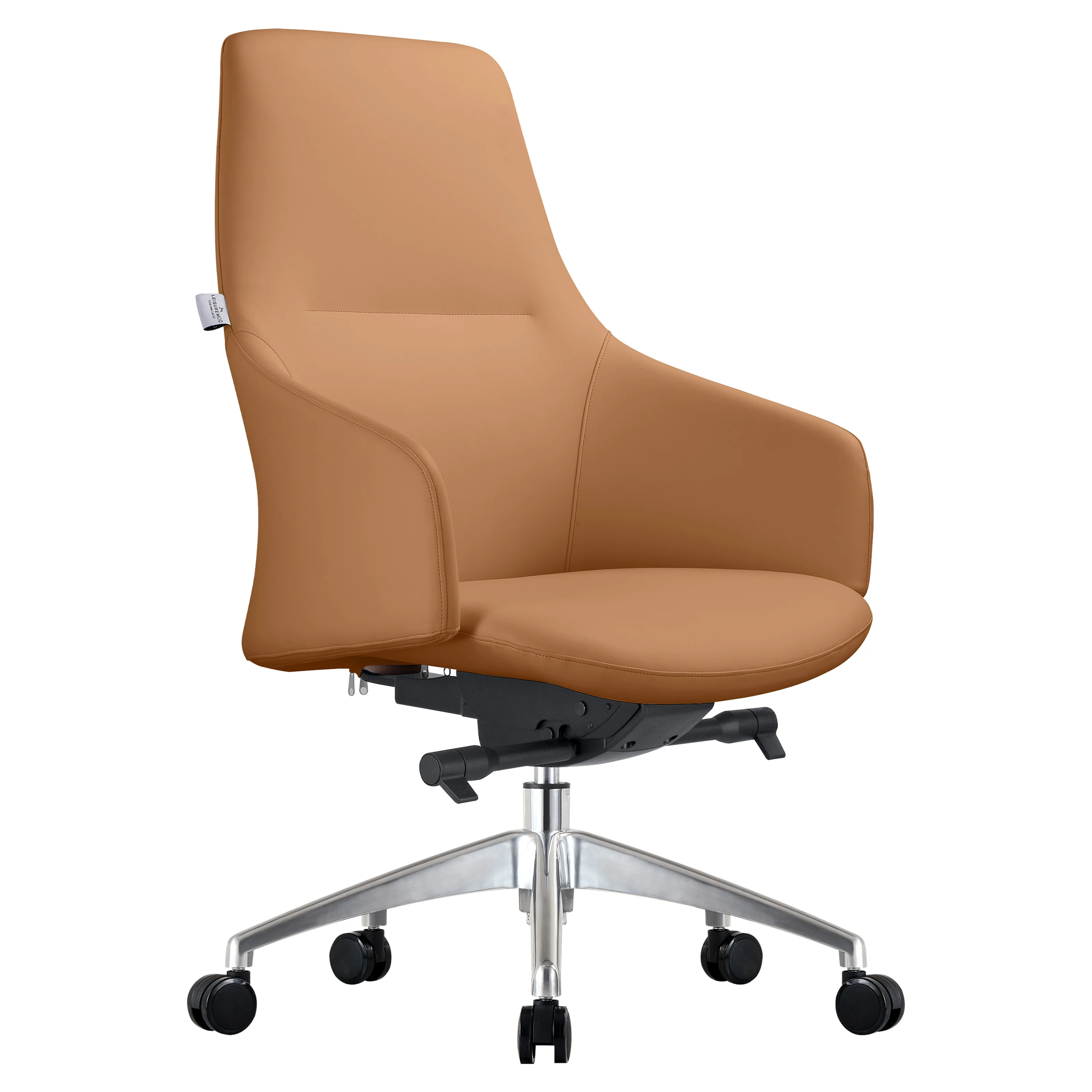 Celeste Series Office Chair in Acorn Brown Leather