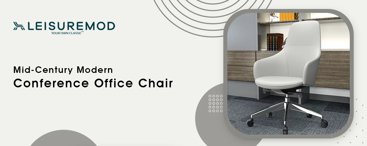 Celeste Series Office Chair in White Leather