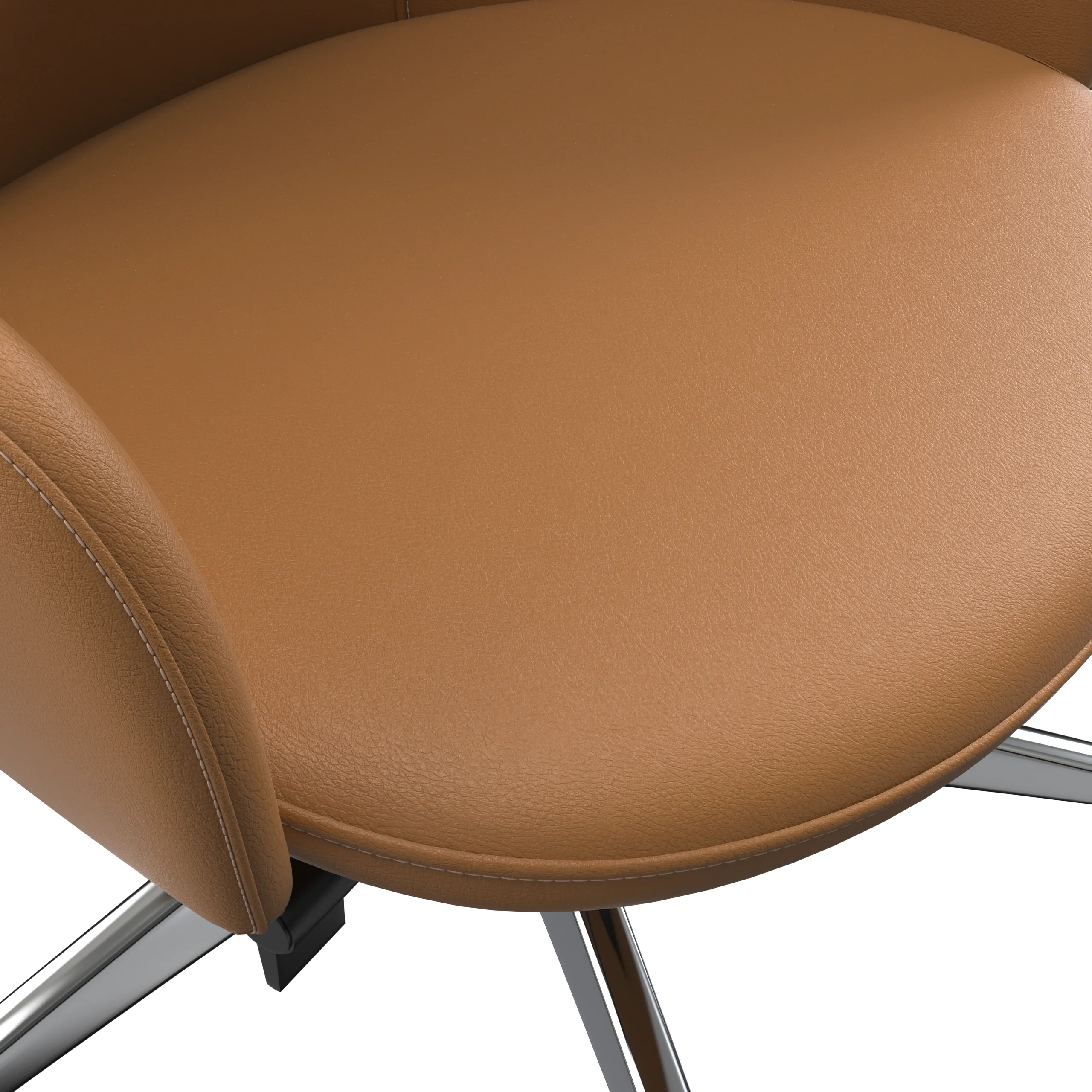 Celeste Series Office Tall Chair in Acorn Brown Leather