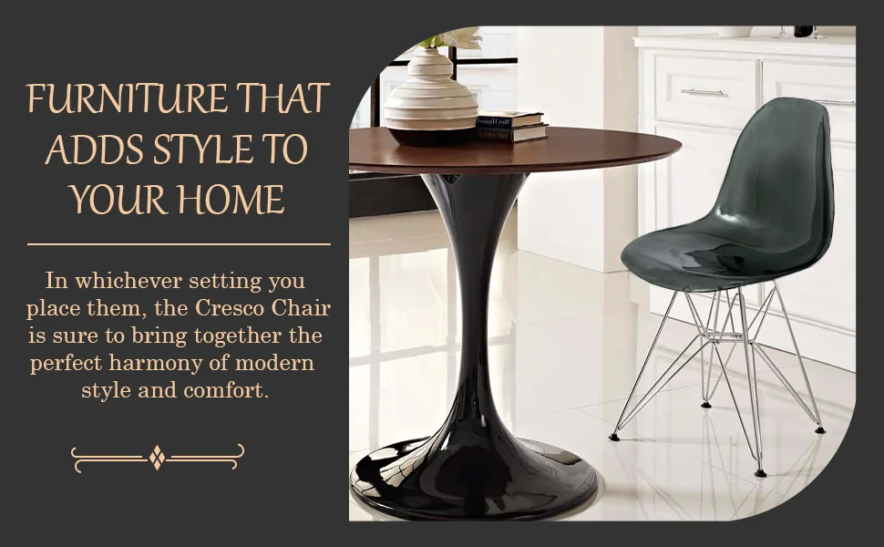 Cresco Molded Eiffel Side Chair