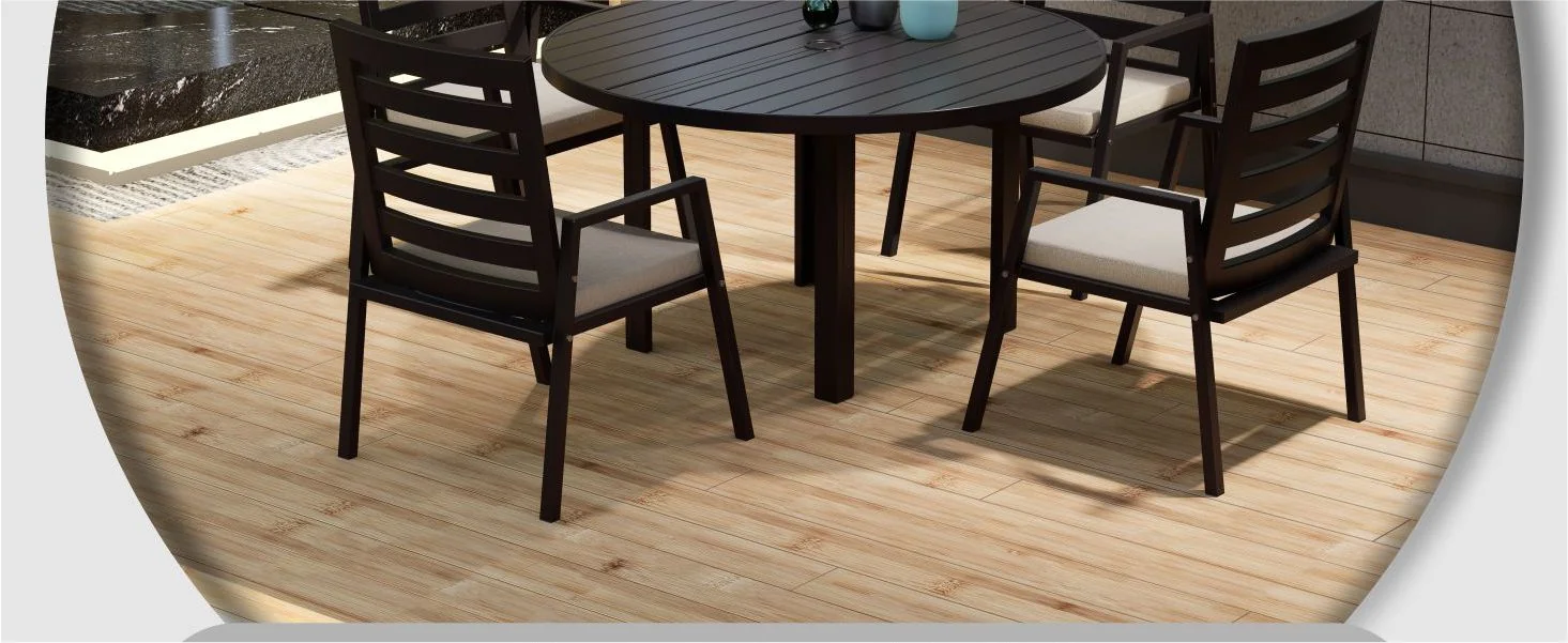 Chelsea 60? Round Outdoor Aluminum Dining Table for Patio