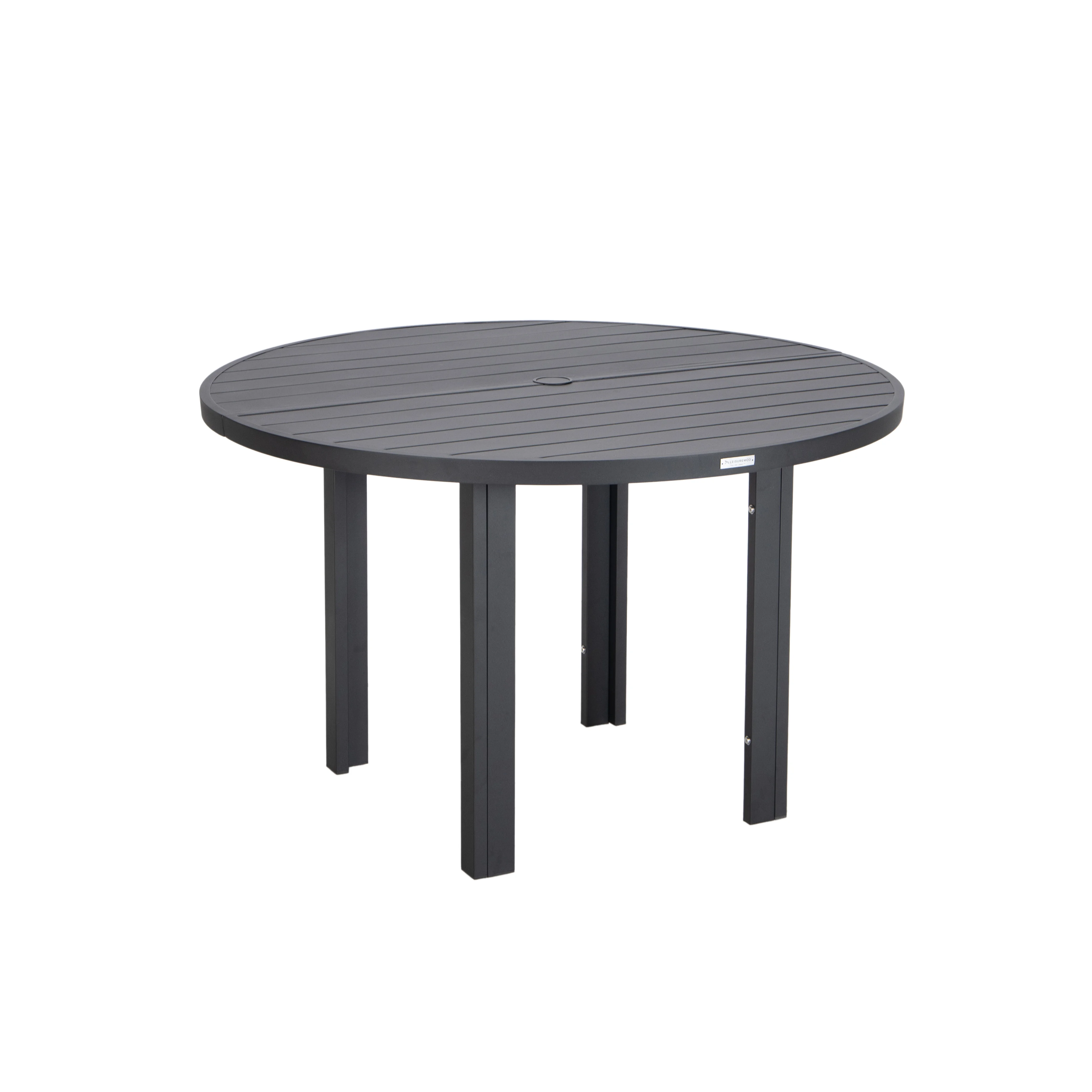 Chelsea 60? Round Outdoor Aluminum Dining Table for Patio