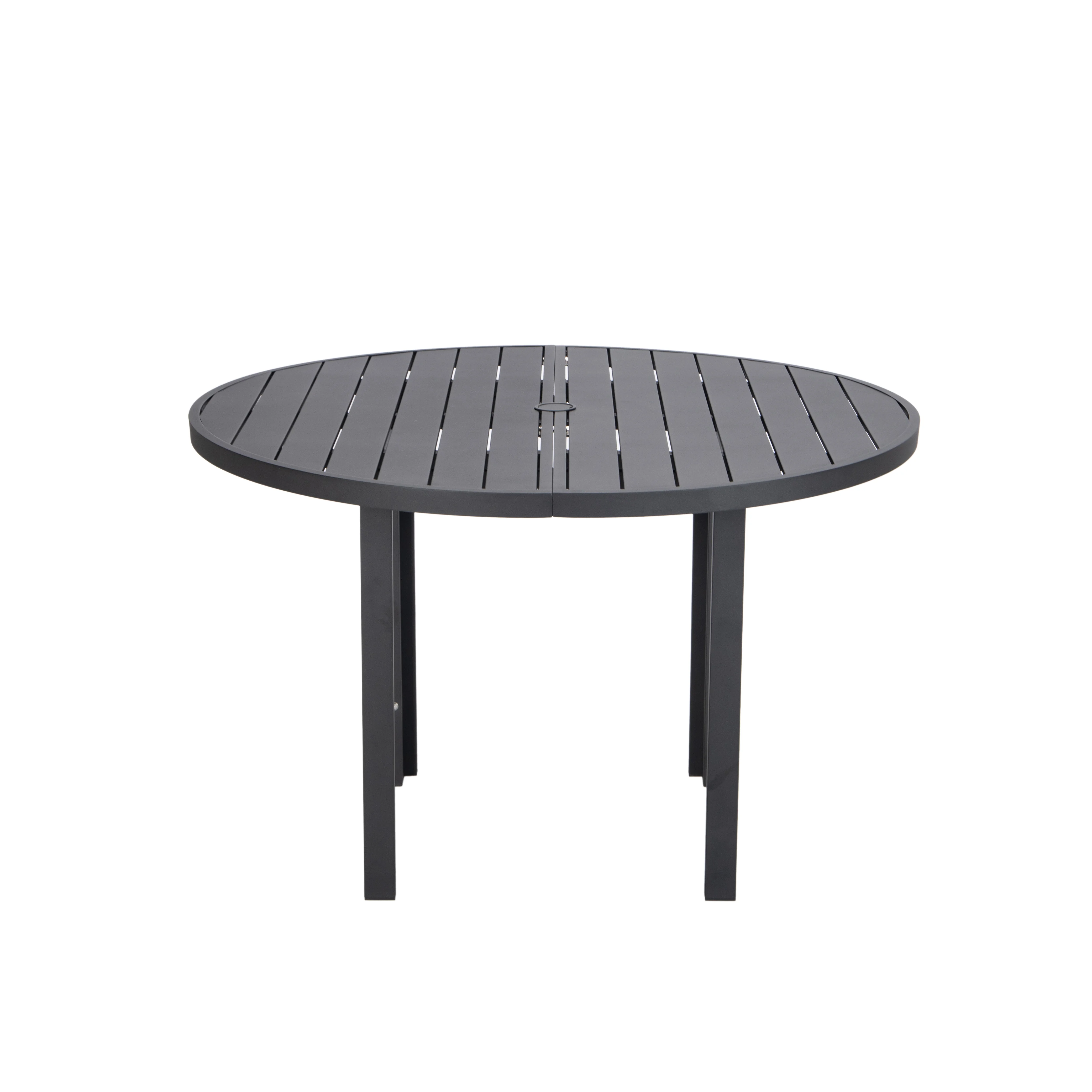Chelsea 60? Round Outdoor Aluminum Dining Table for Patio