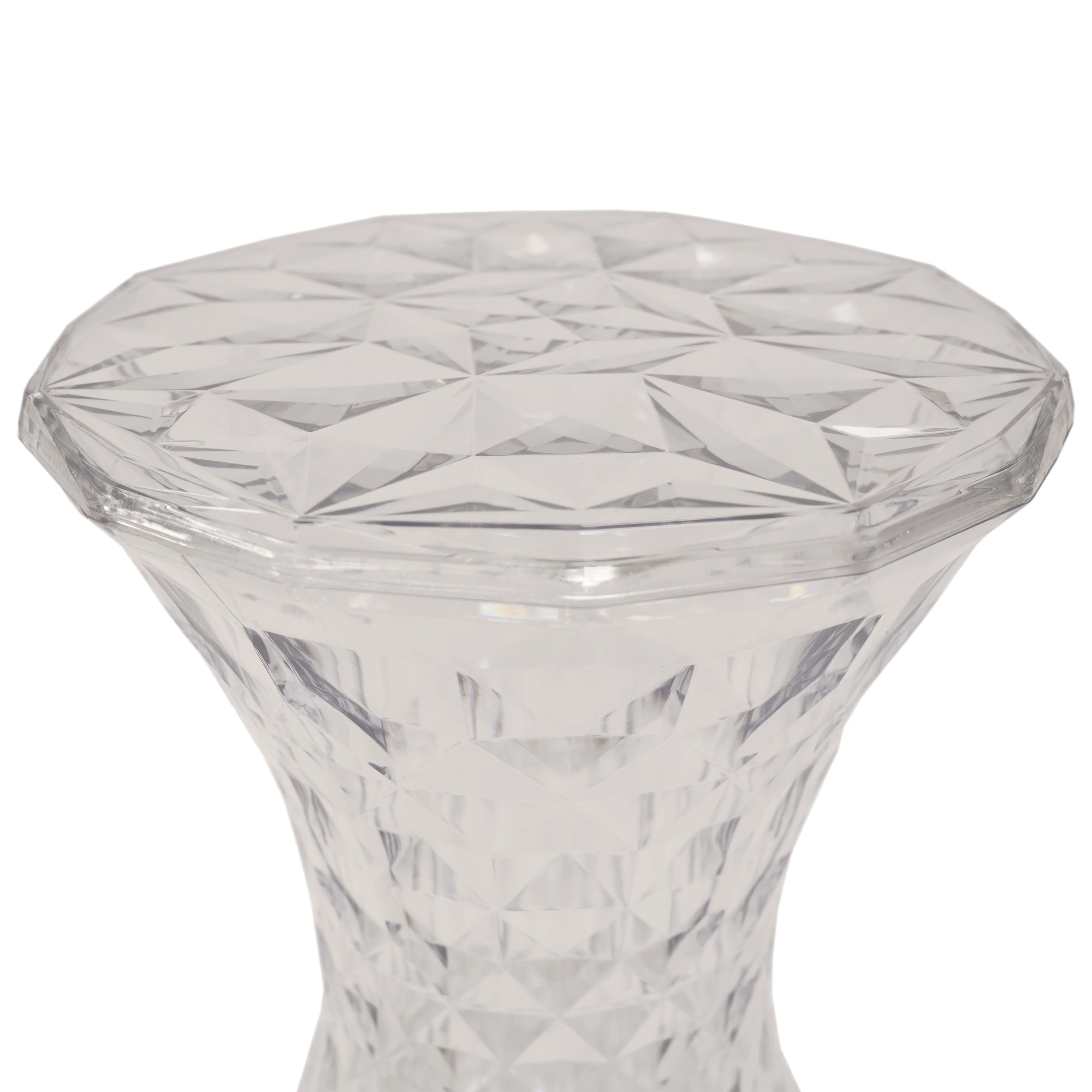 Diamond Shaped Modern Vanity Clio Stool/Side Table