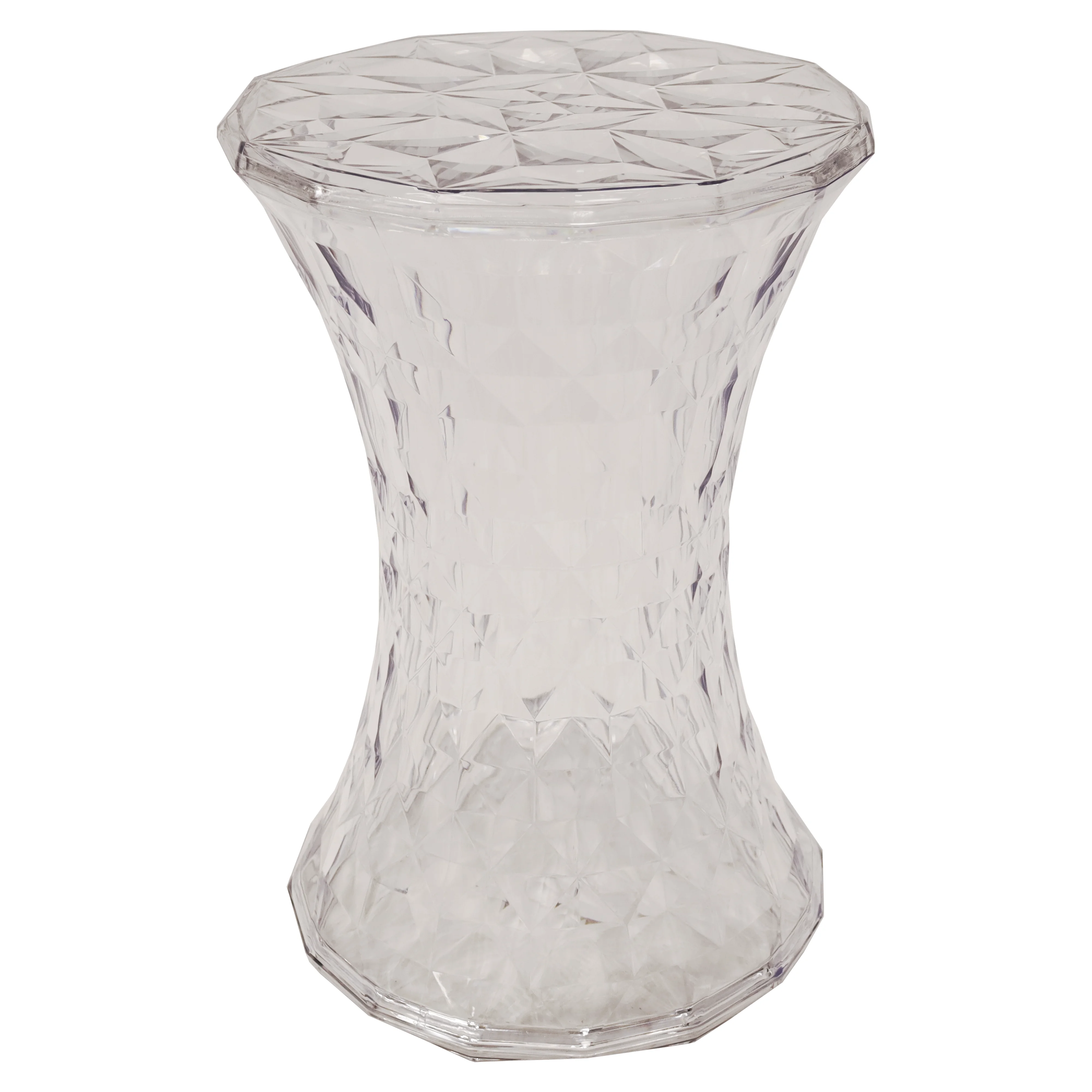 Diamond Shaped Modern Vanity Clio Stool/Side Table