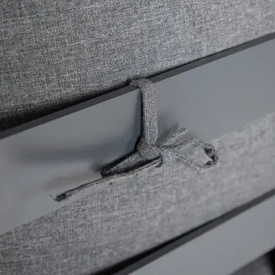 Chelsea 6-Piece Patio Sectional Black Aluminum With Cushions