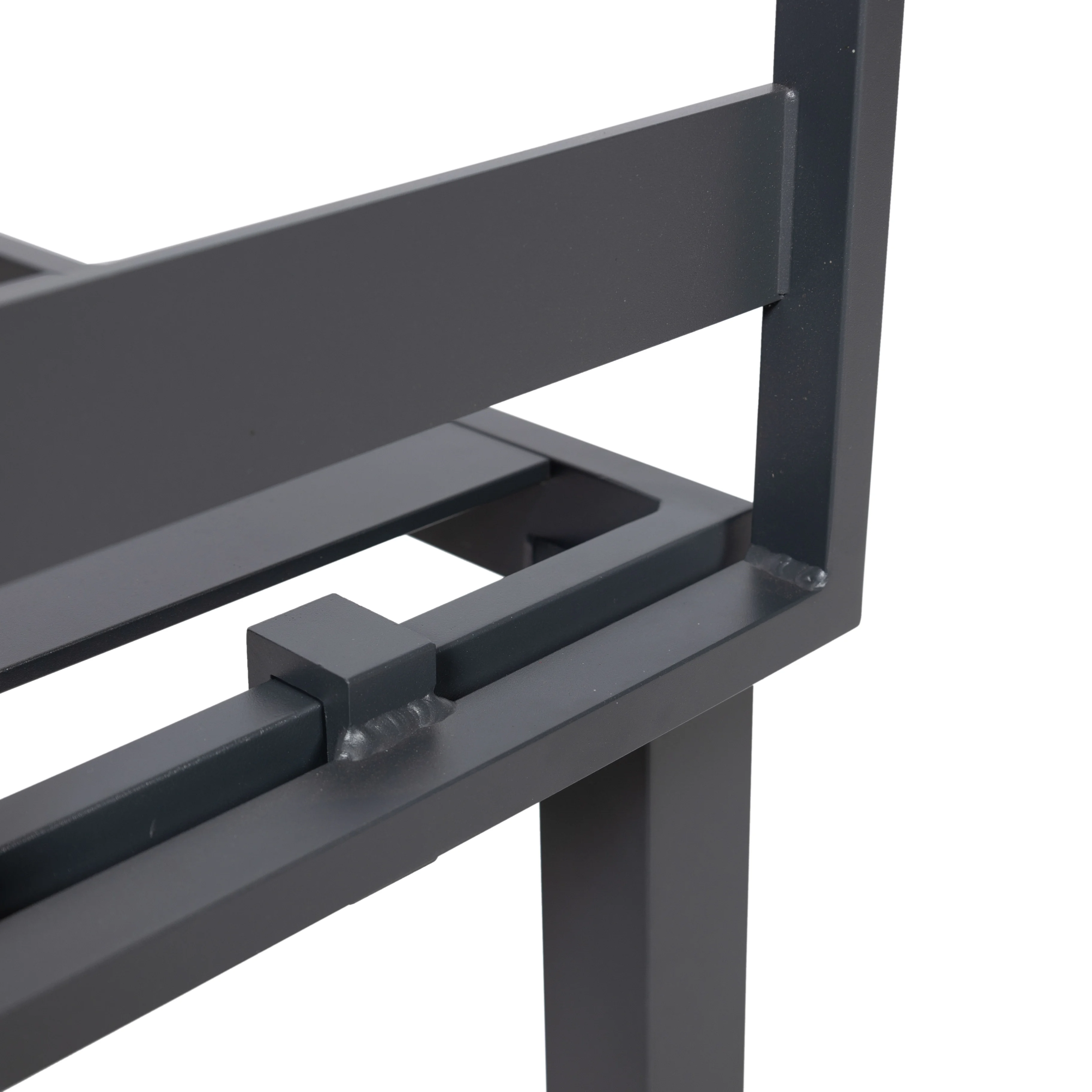 Chelsea 6-Piece Patio Sectional Black Aluminum With Cushions