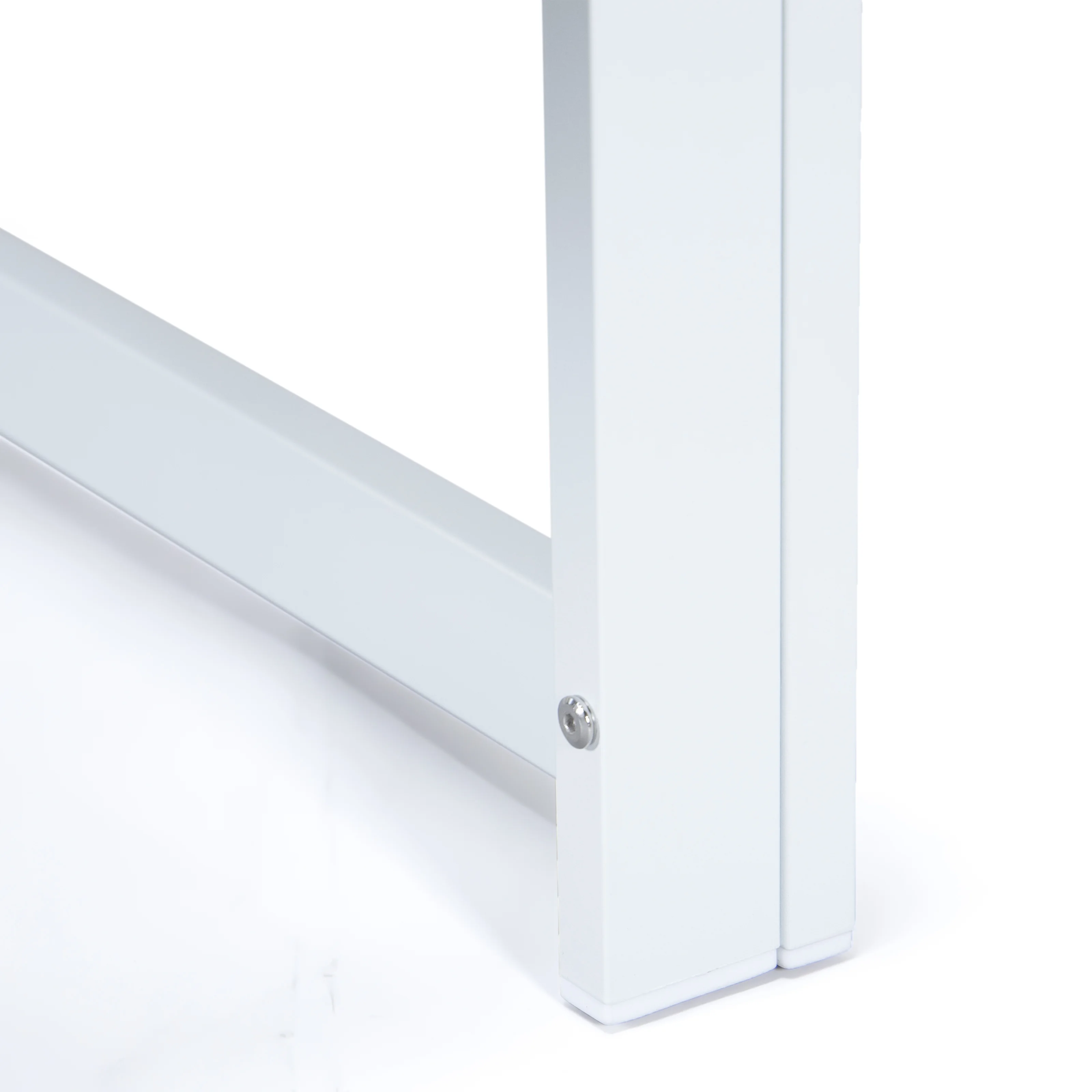 Chelsea 7-Piece Patio Sectional And Coffee Table Set White Aluminum With Cushions