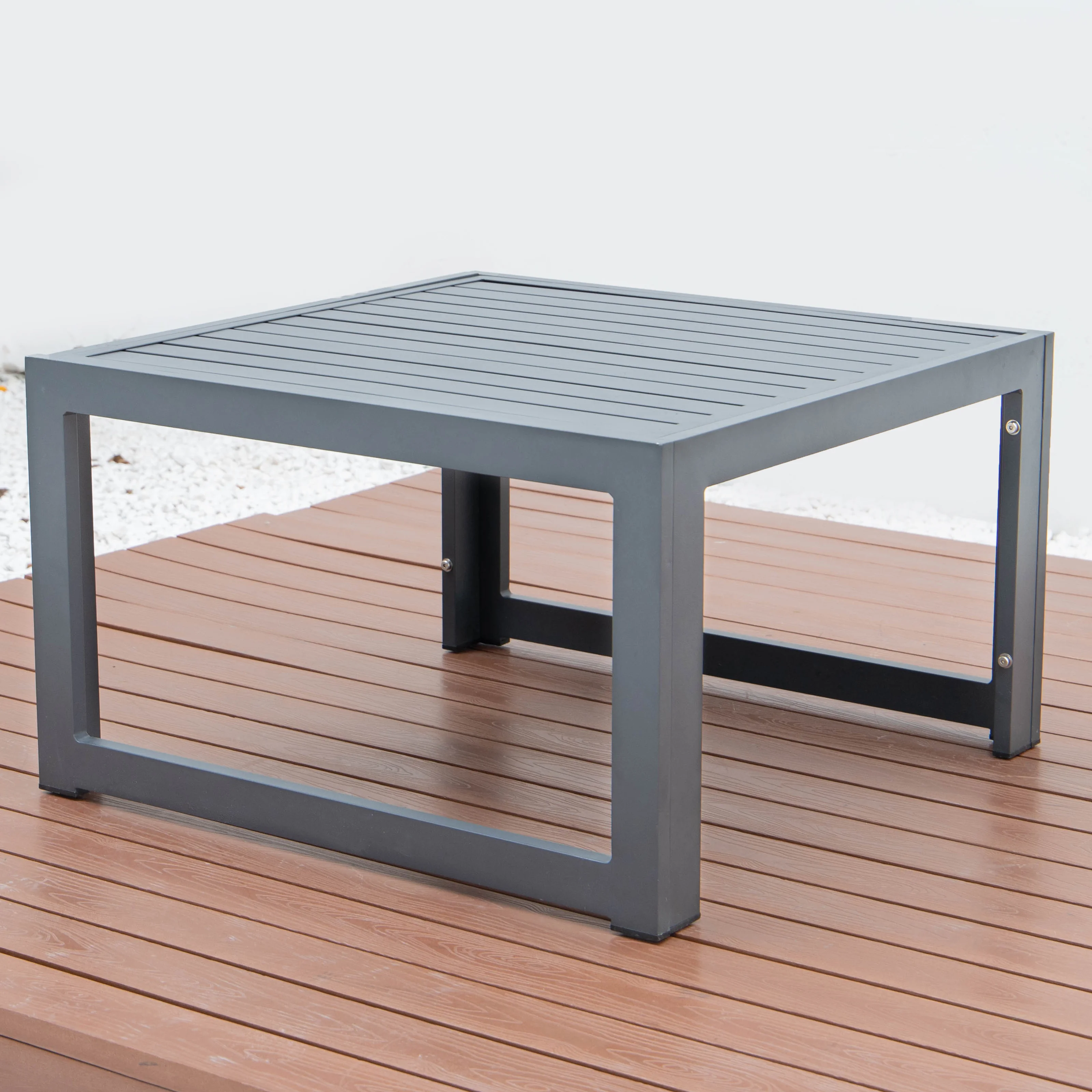 Chelsea Patio Coffee Table With Black Aluminum
