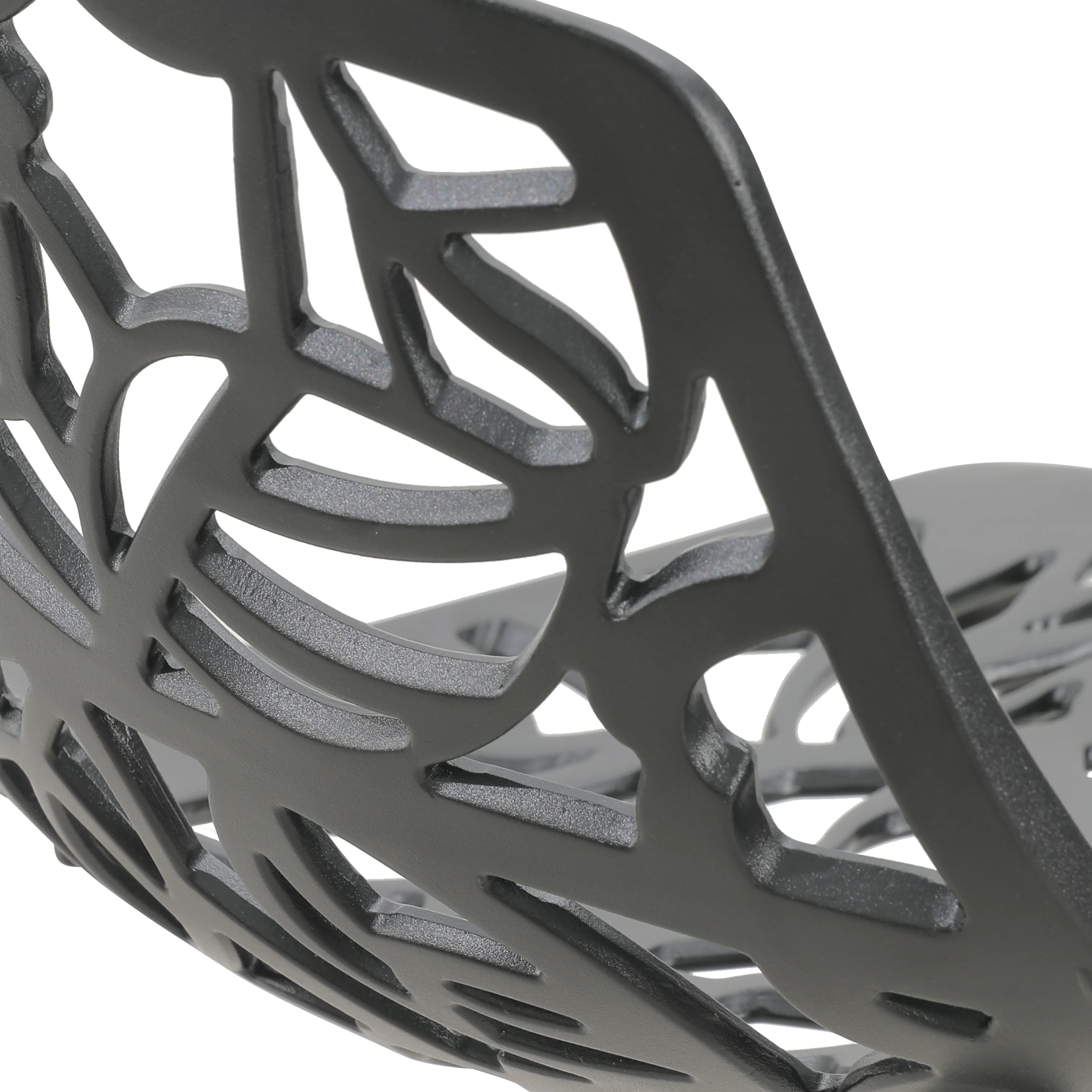 Devon Mid-Century Modern Aluminum Bar Stool with Powder Coated Frame and Footrest