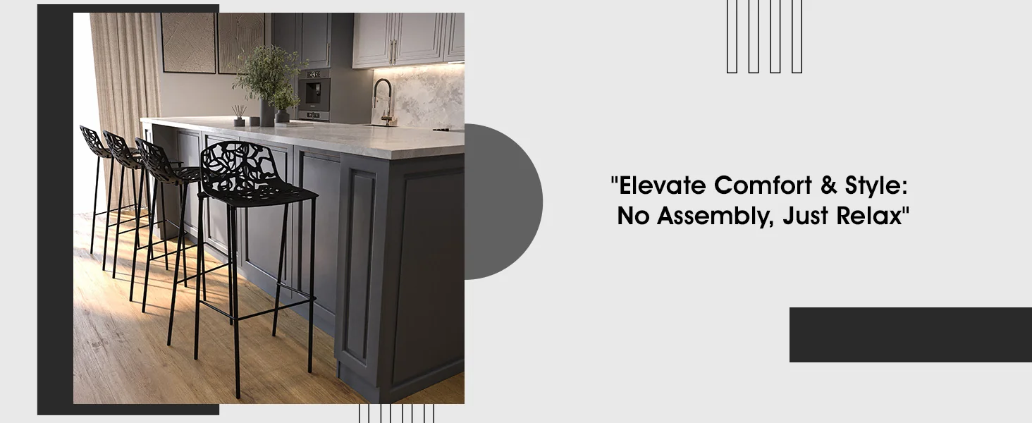 Devon Mid-Century Modern Aluminum Bar Stool with Powder Coated Frame and Footrest