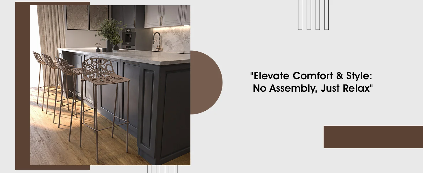 Devon Mid-Century Modern Aluminum Bar Stool with Powder Coated Frame and Footrest