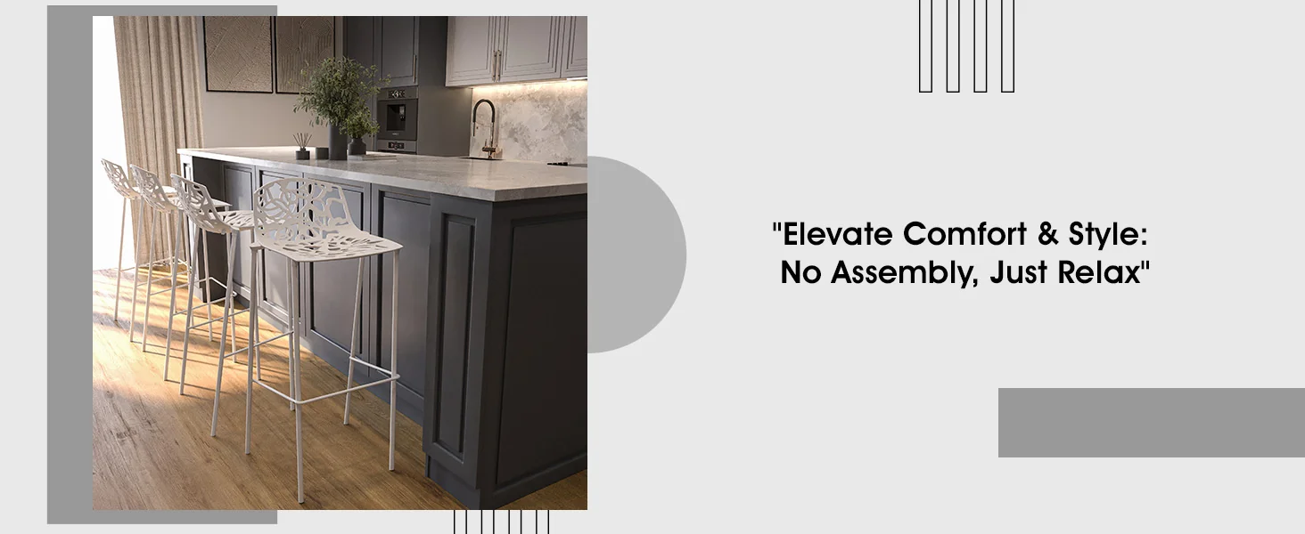 Devon Mid-Century Modern Aluminum Bar Stool with Powder Coated Frame and Footrest