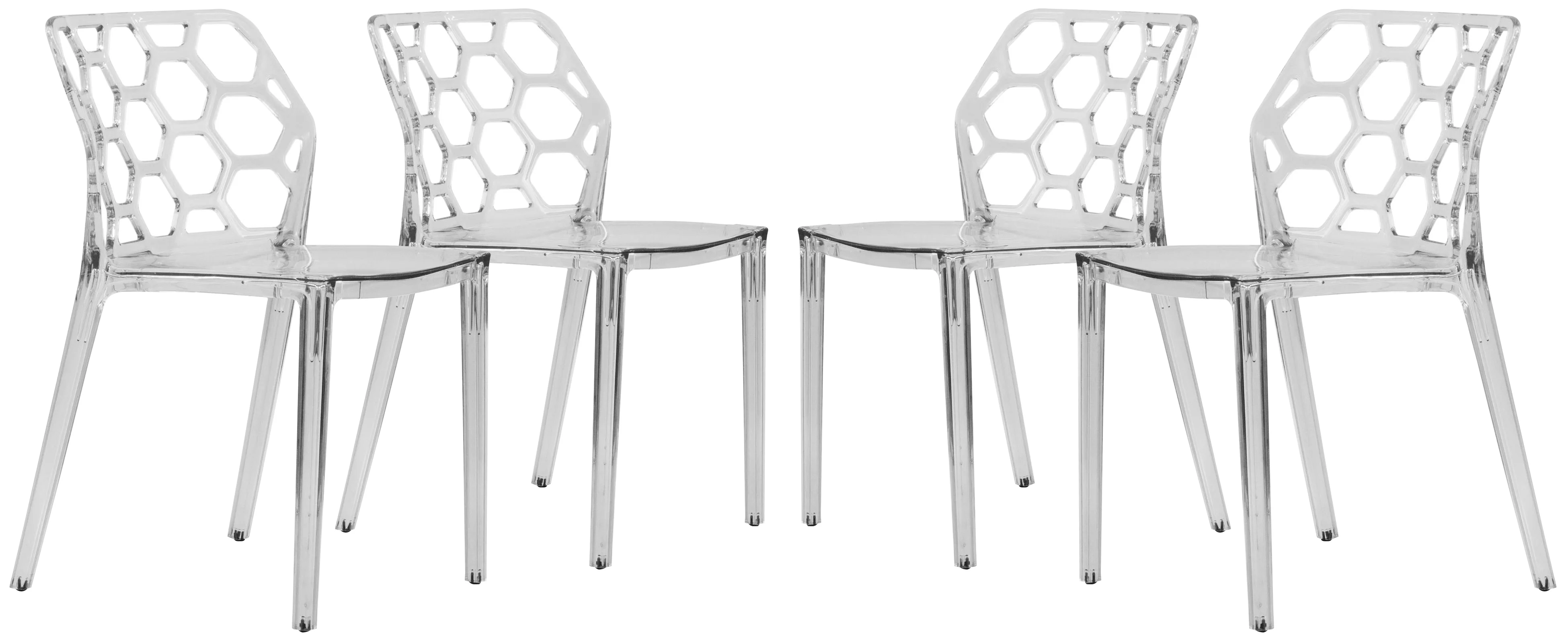Modern Dynamic Dining Chair, Set of 4