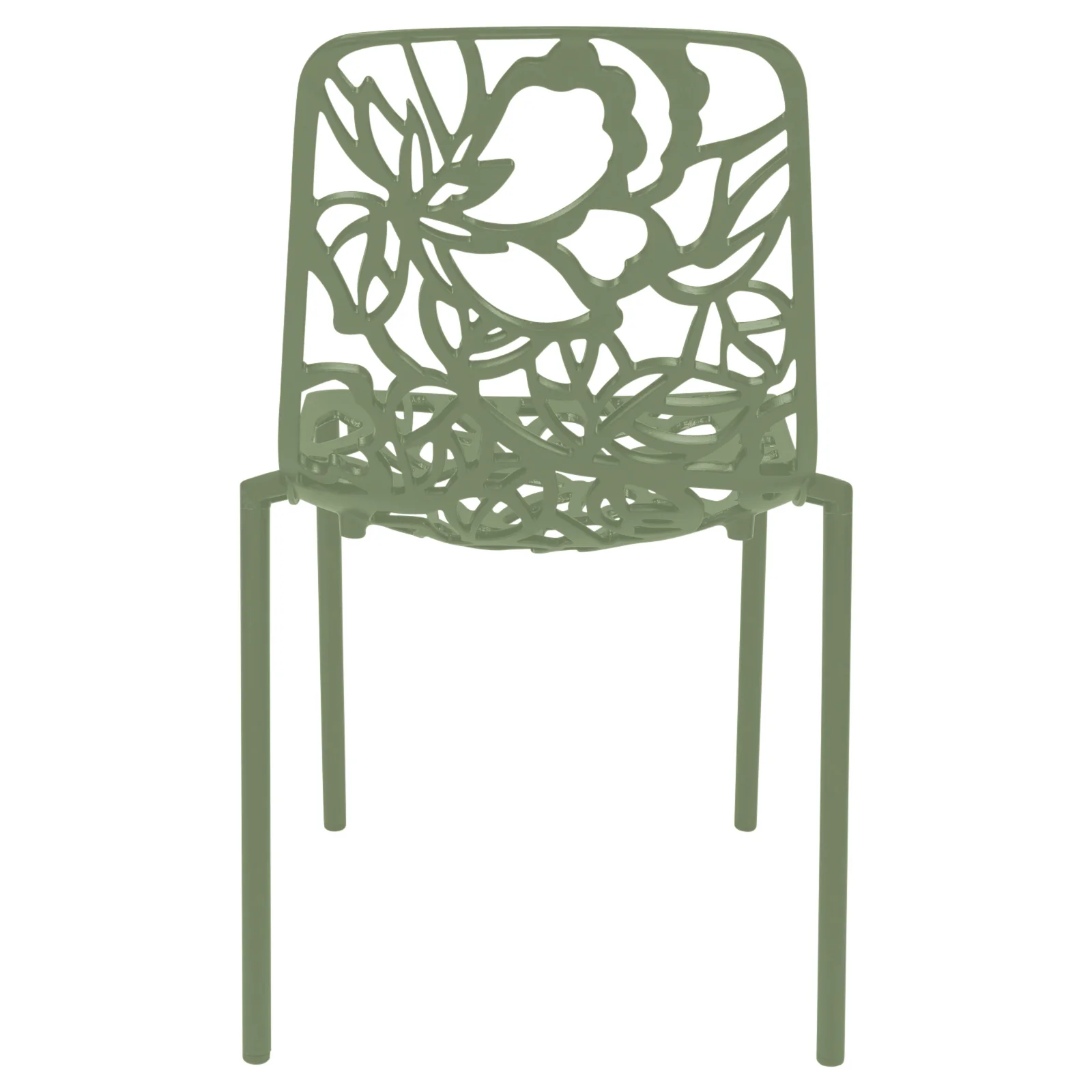 Modern Devon Aluminum Chair, Set of 2