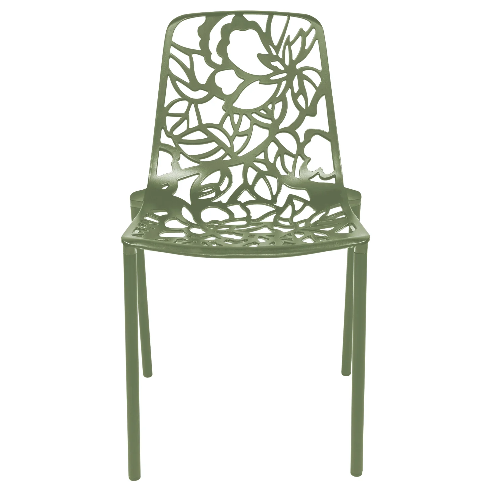 Modern Devon Aluminum Chair, Set of 2