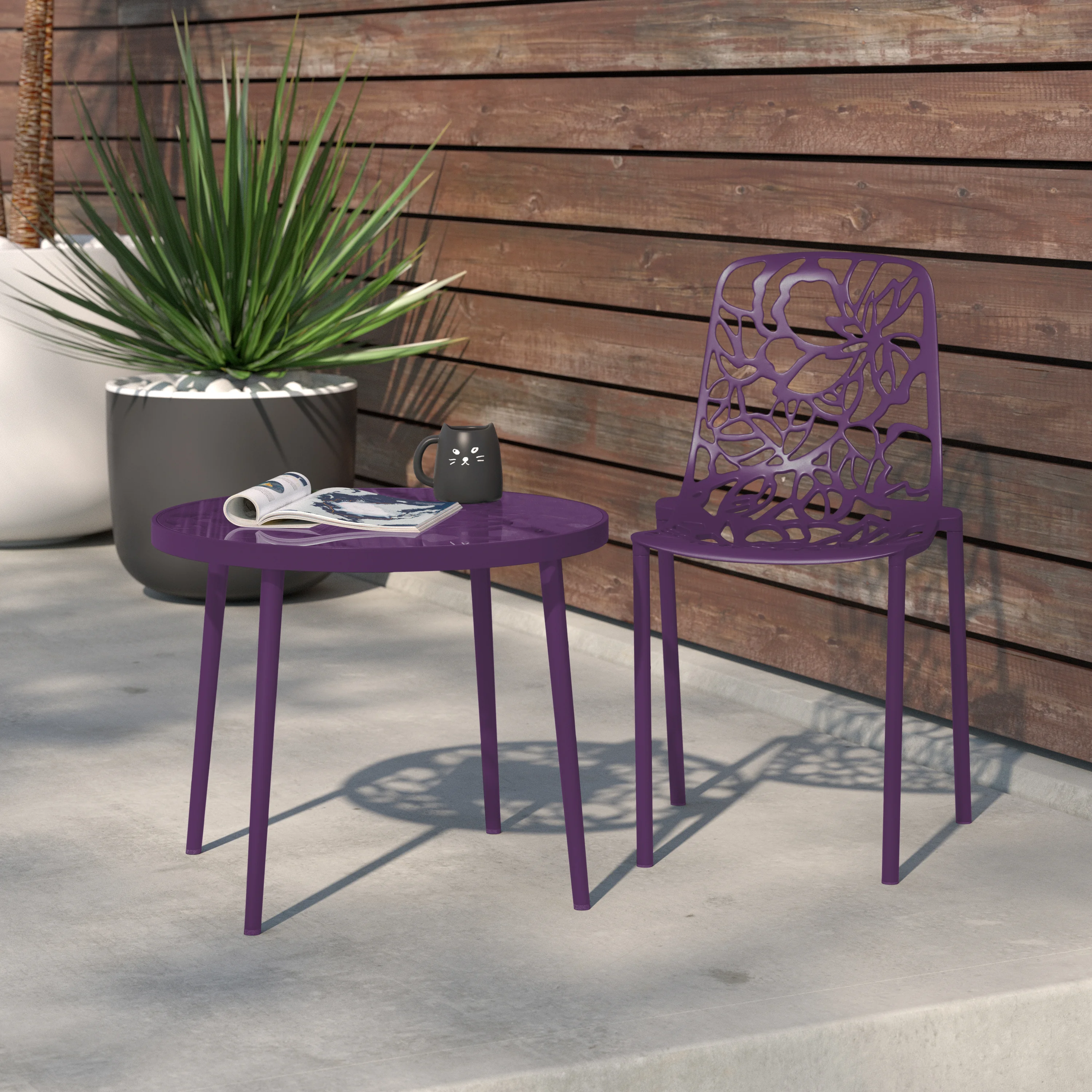 Modern Devon Aluminum Chair