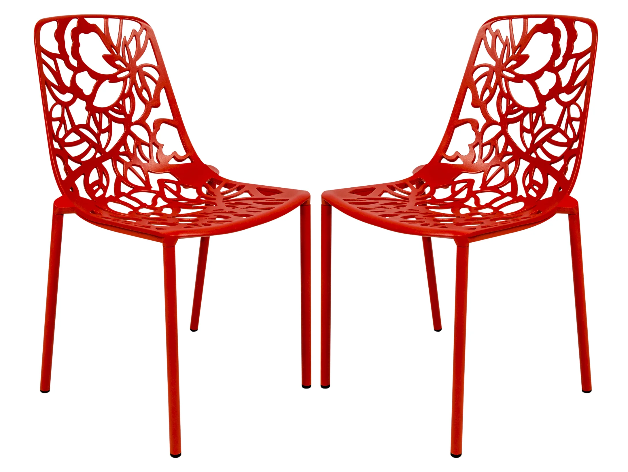 Modern Devon Aluminum Chair, Set of 2