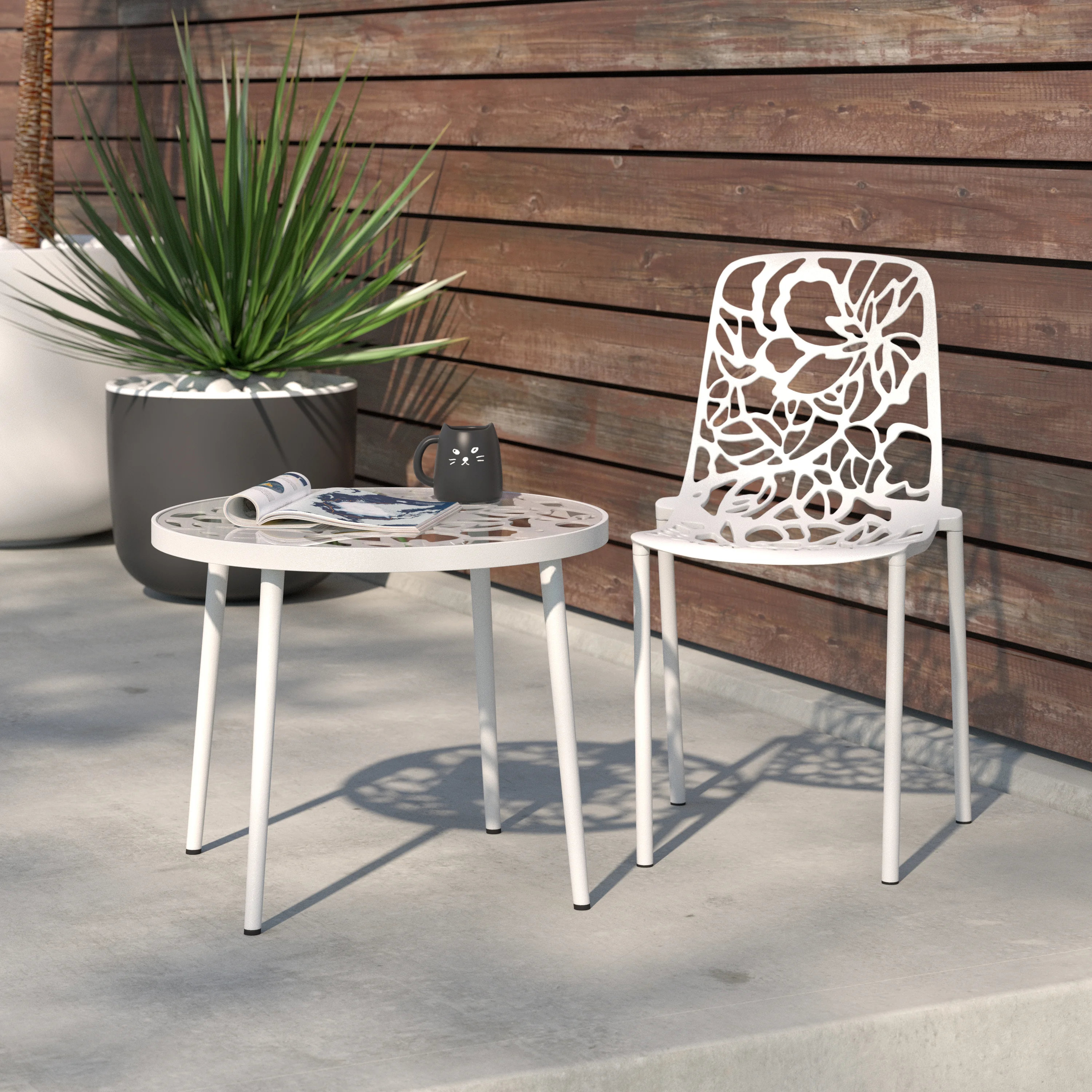 Modern Devon Aluminum Chair