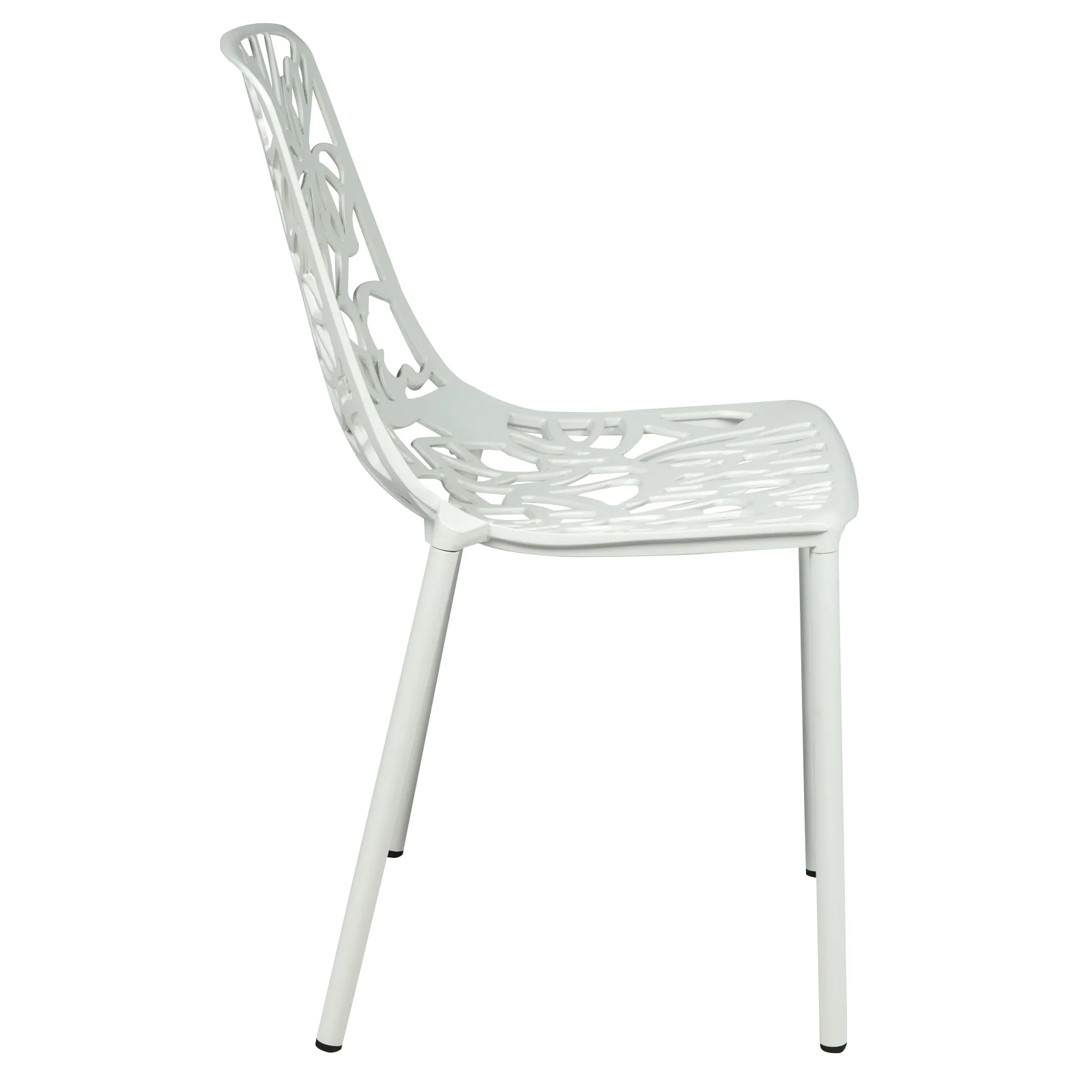 Modern Devon Aluminum Chair, Set of 2