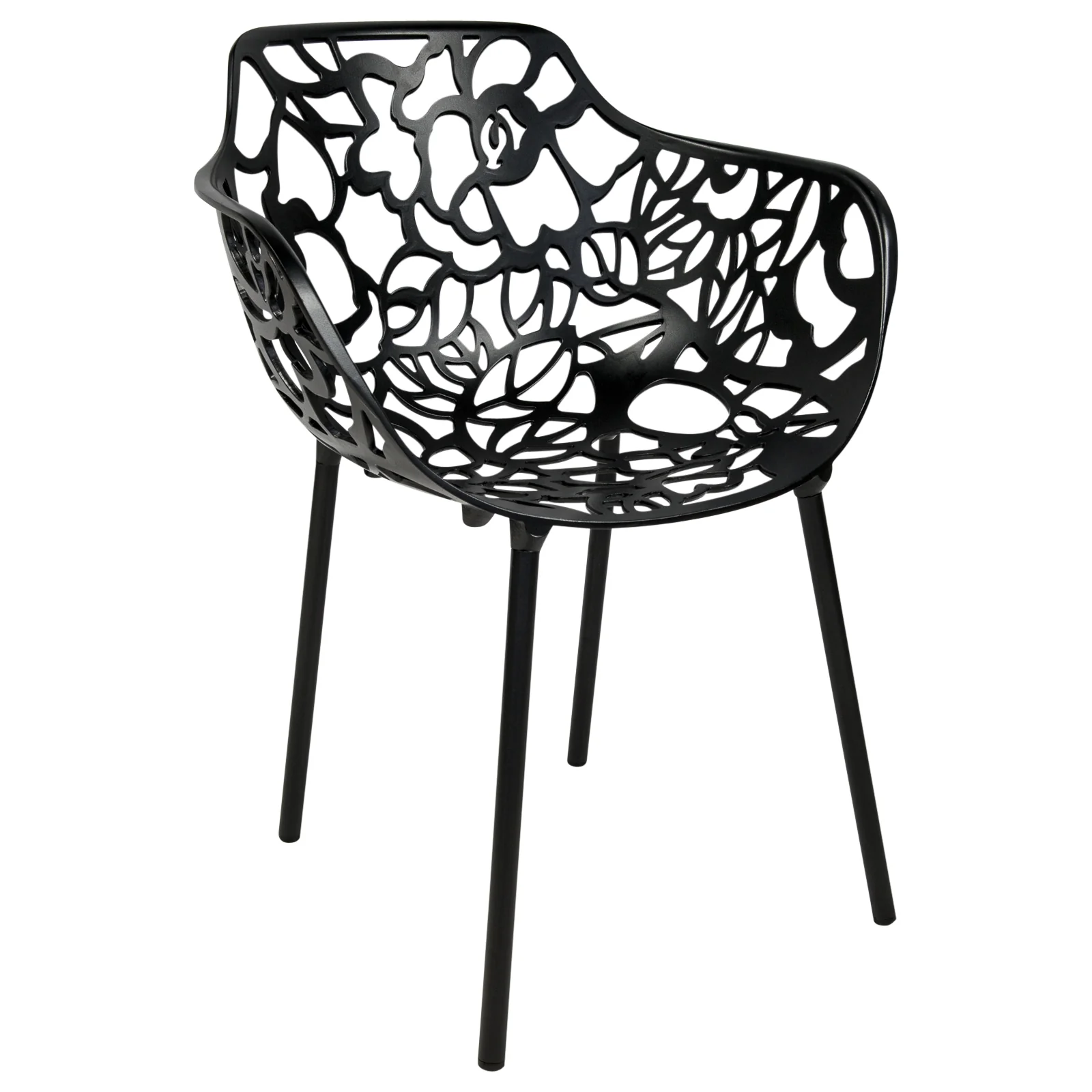 Modern Devon Aluminum Armchair