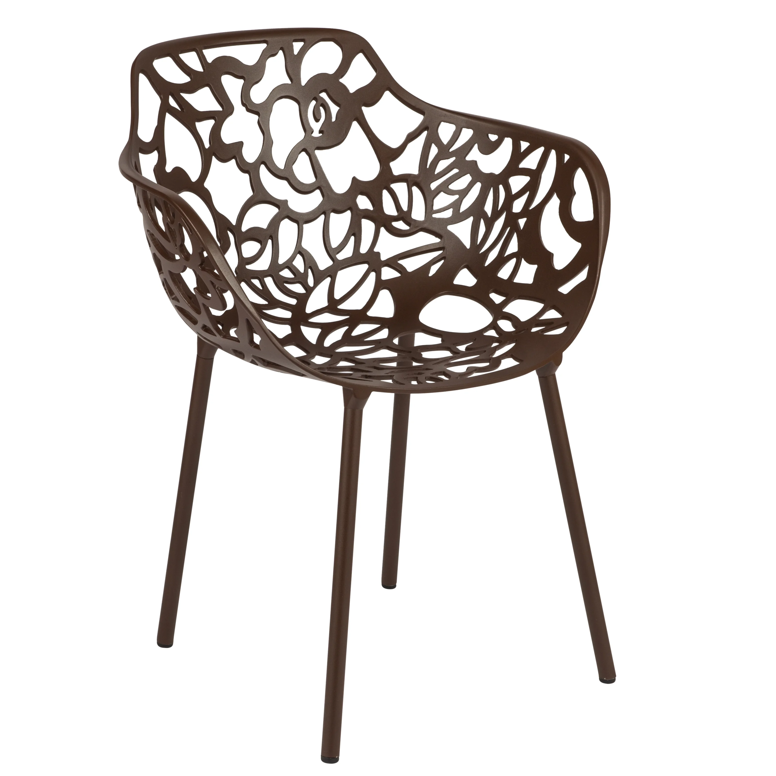 Modern Devon Aluminum Armchair