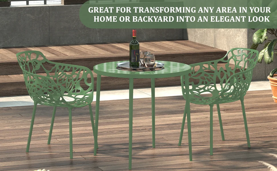 Modern Devon Aluminum Armchair