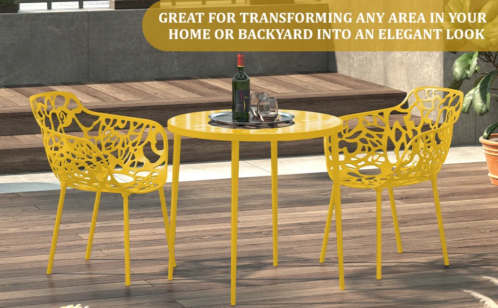 Modern Devon Aluminum Armchair