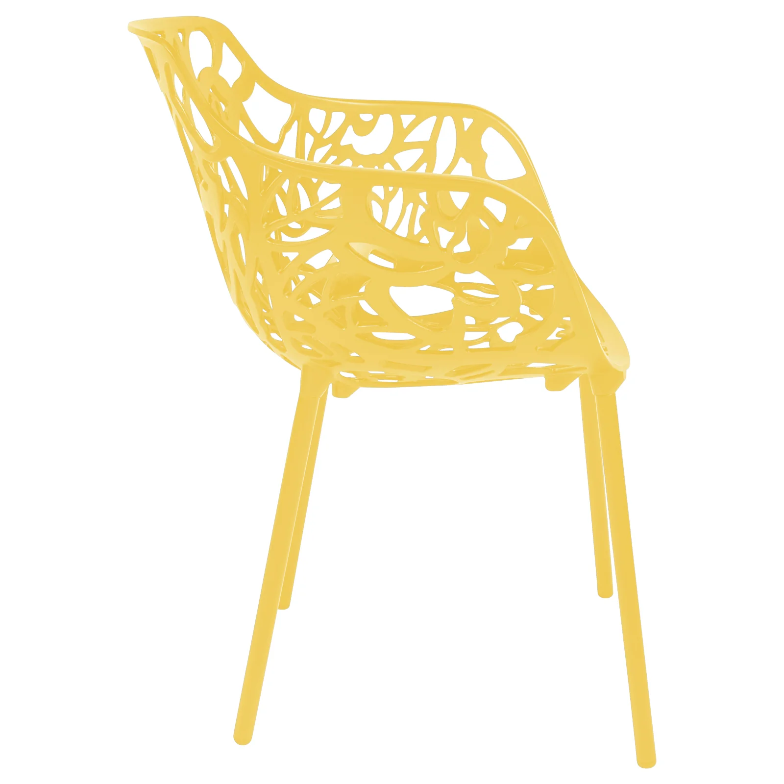 Modern Devon Aluminum Armchair, Set of 2