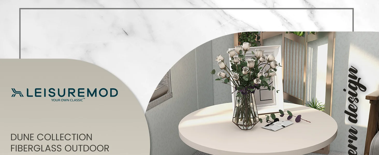 Dune Collection Fiberglass Outdoor Coffee Table In Grey