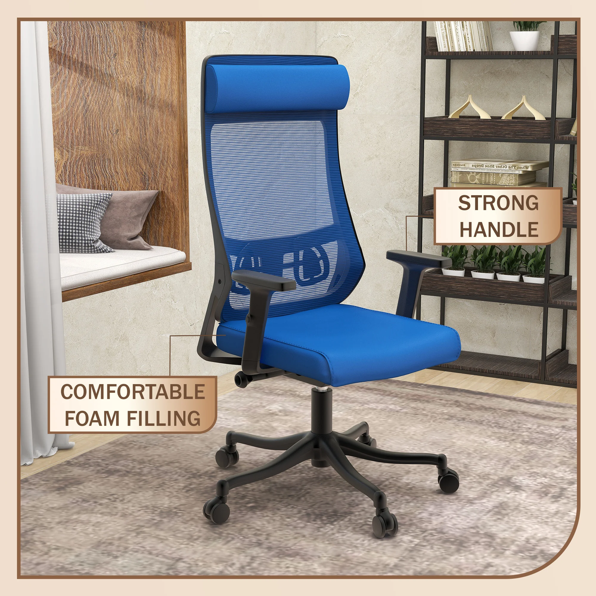 Office Dale Series Office Task Chair In Blue