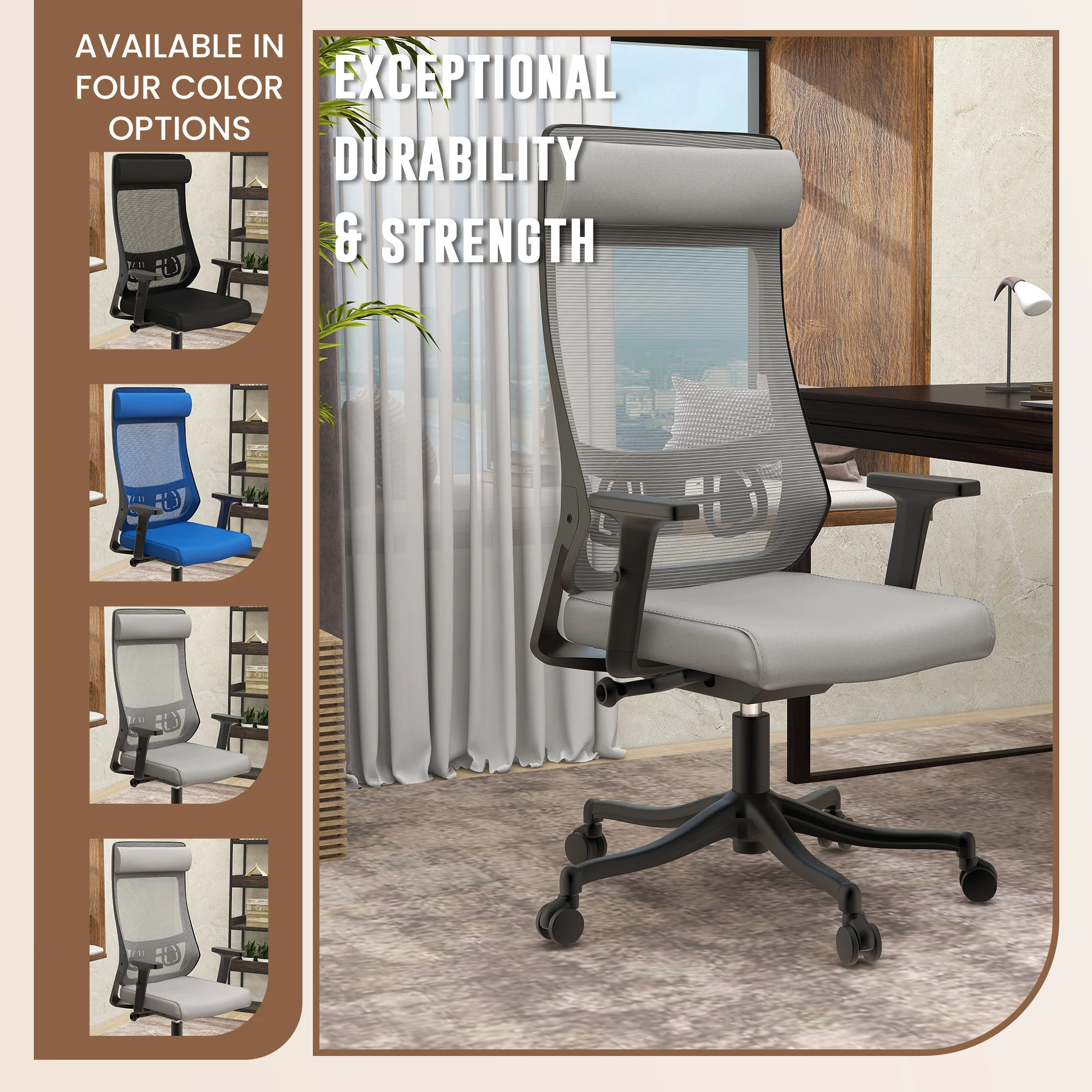 Office Dale Series Office Task Chair In Grey