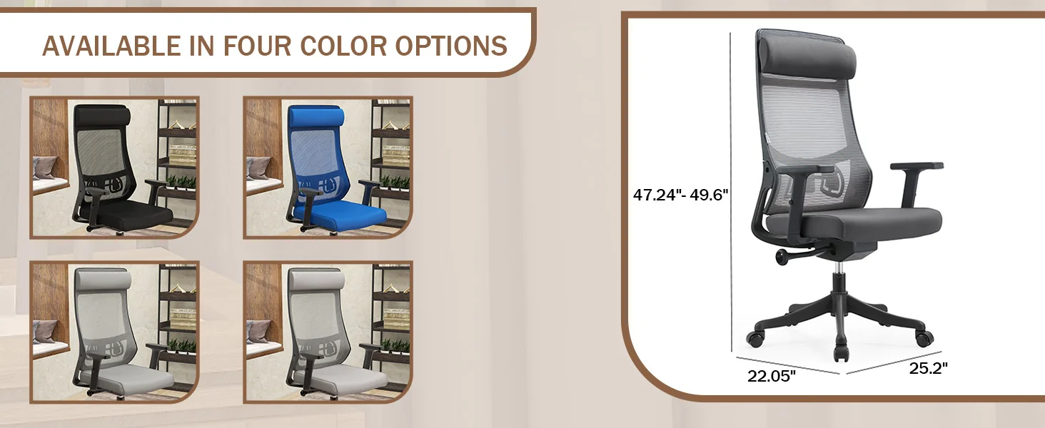 Office Dale Series Office Task Chair In Grey