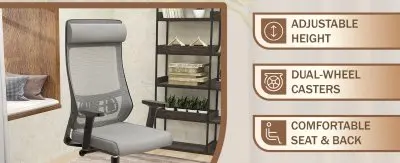 Office Dale Series Office Task Chair In Grey