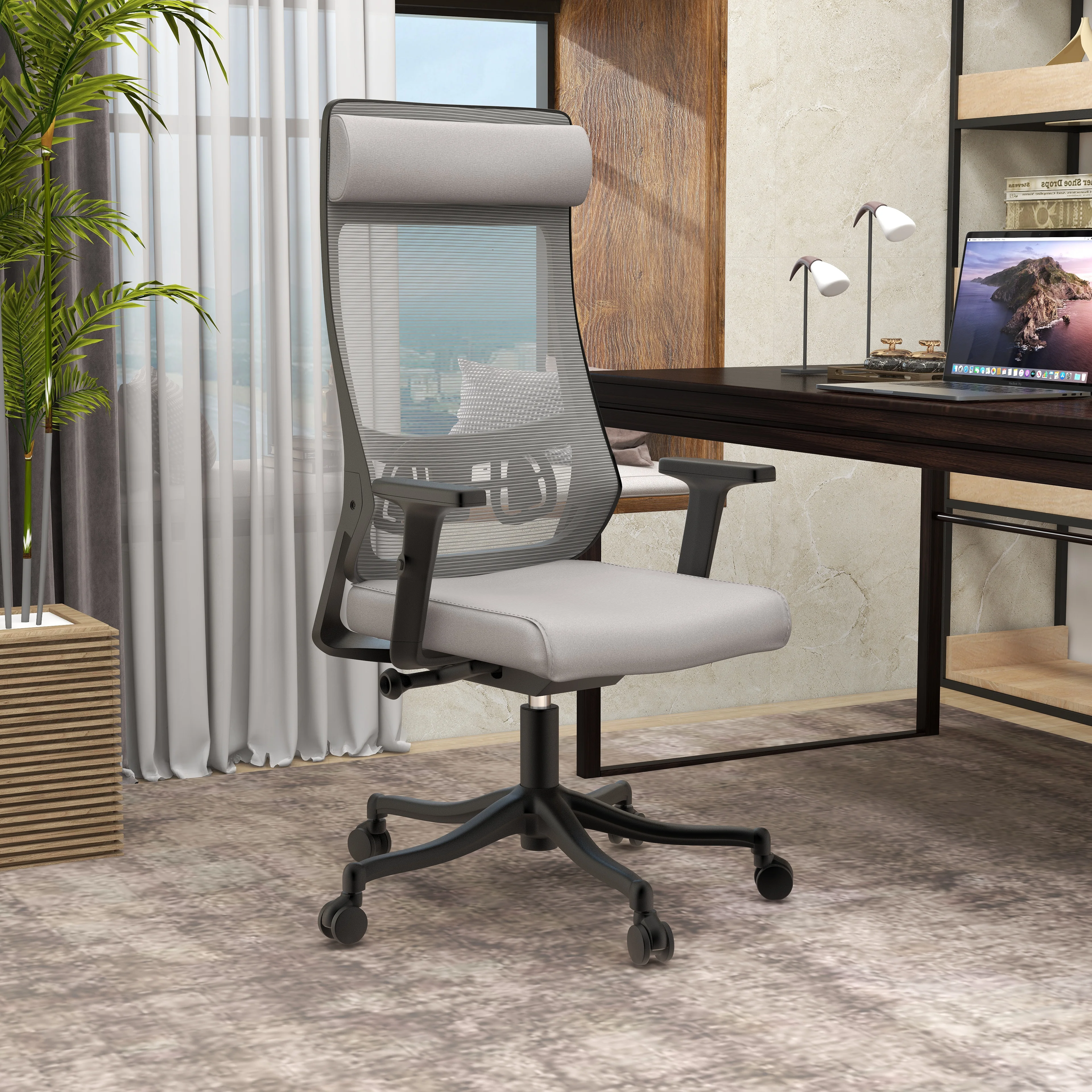 Office Dale Series Office Task Chair In Light Grey