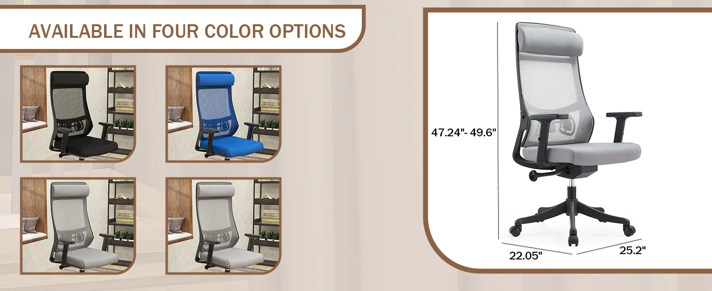 Office Dale Series Office Task Chair In Light Grey