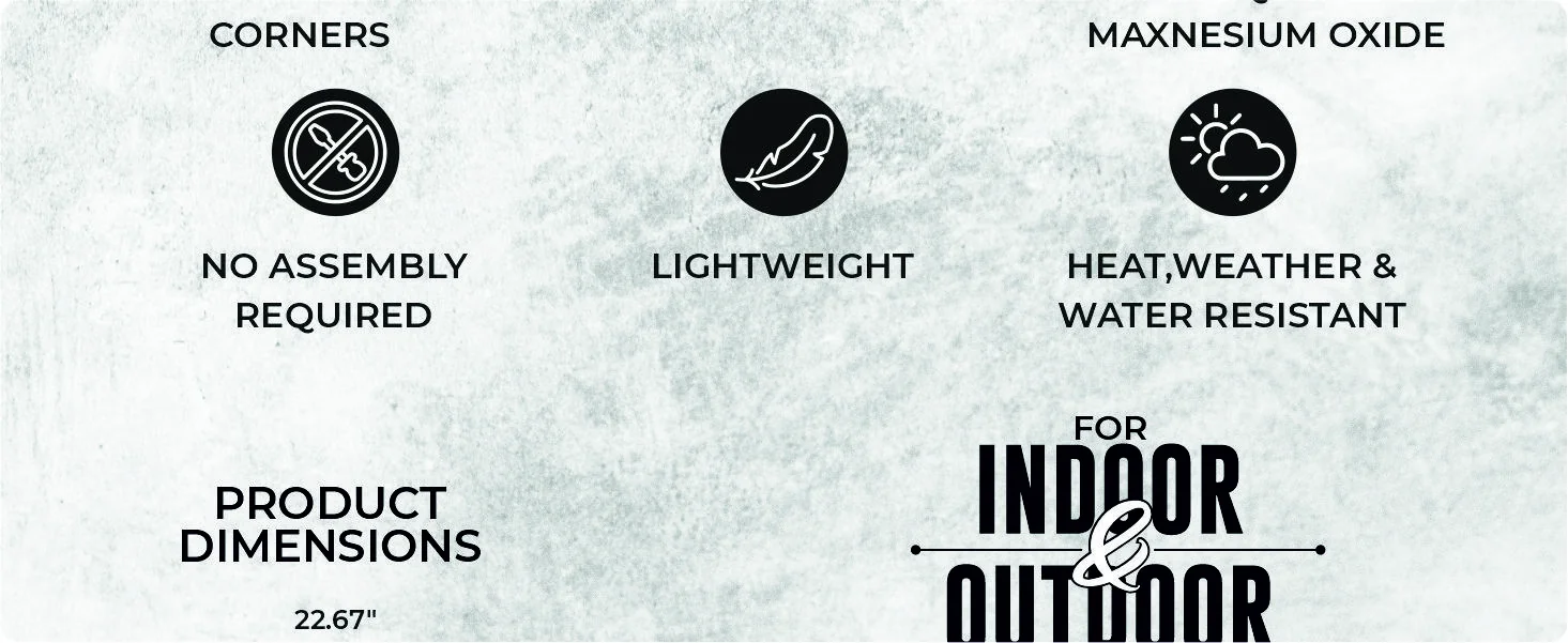 Dune Collection Fiberglass Outdoor Side Table in Black