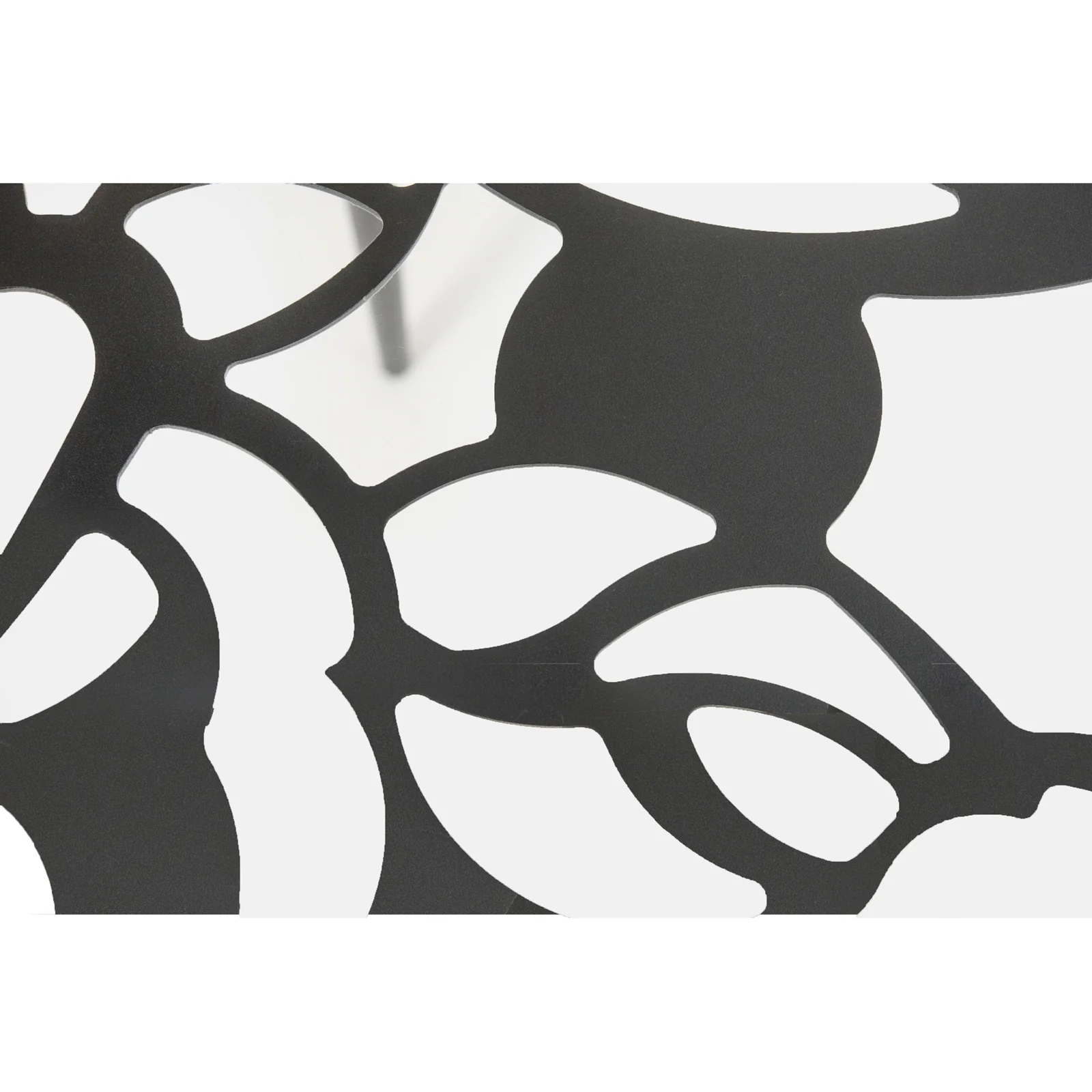 Devon Tree Design Glass Top Aluminum Base Indoor Outdoor End Table