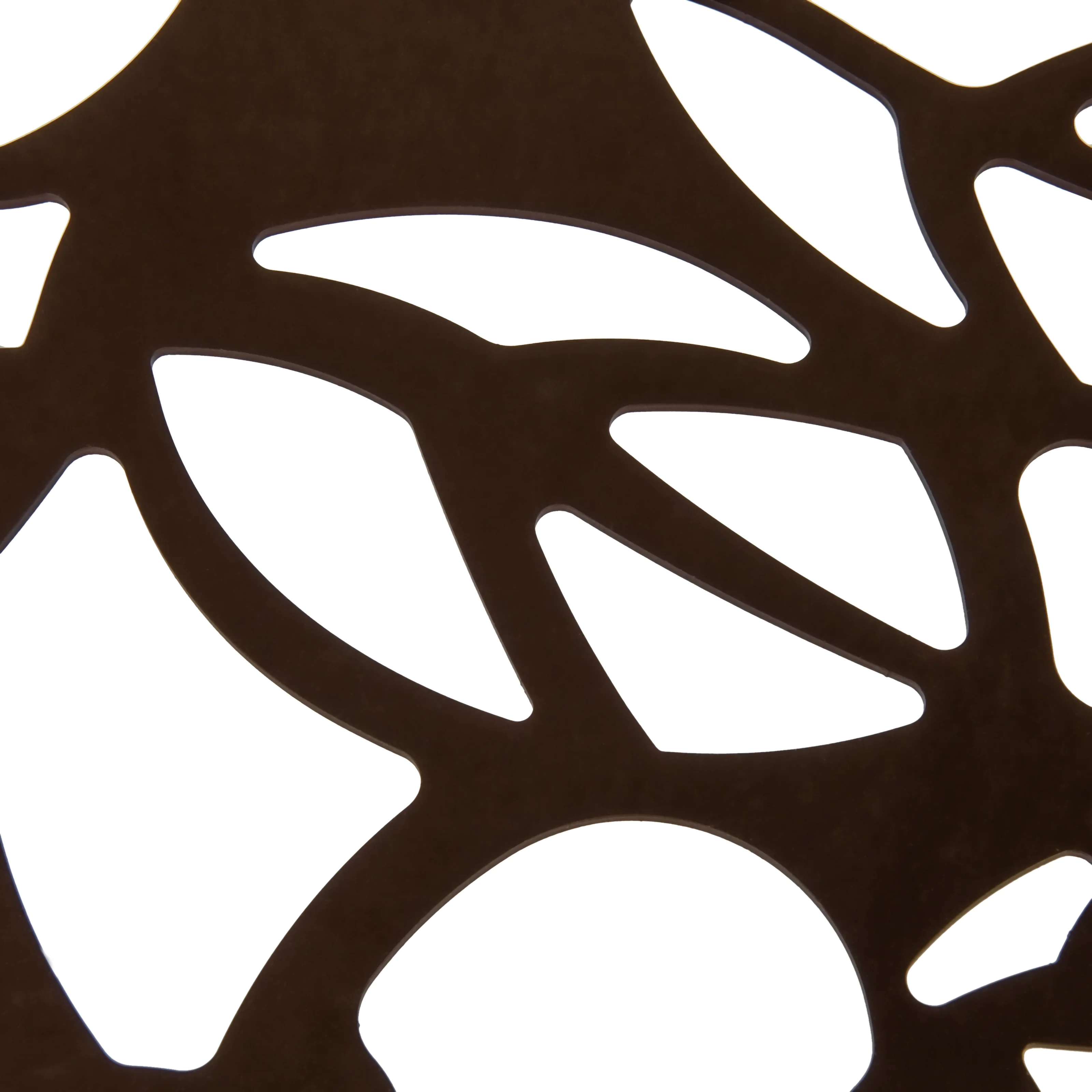 Devon Tree Design Glass Top Aluminum Base Indoor Outdoor End Table