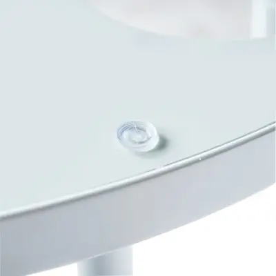 Devon Mid-Century Modern 3-Piece Aluminum Outdoor Patio Dining Set with Tempered Glass Top Table and 2 Stackable Flower Design Chairs for Patio, Poolside, Balcony, and Backyard Garden