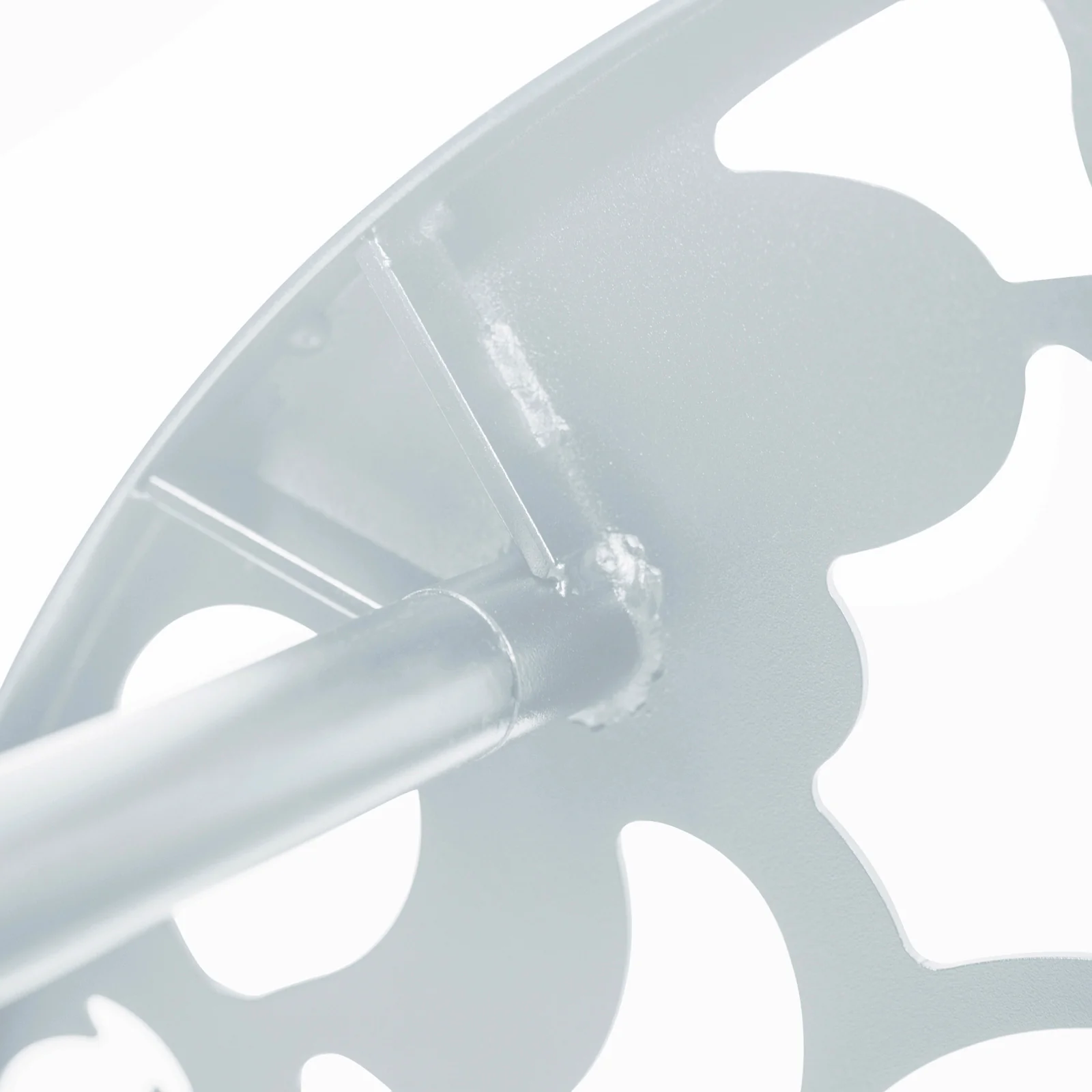 Devon Mid-Century Modern 5-Piece Aluminum Outdoor Patio Dining Set with Tempered Glass Top Table and 4 Stackable Flower Design Arm Chairs for Patio, Poolside, Balcony, and Backyard Garden