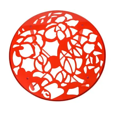 Devon Tree Design Glass Top Aluminum Base Indoor Outdoor Dining Table