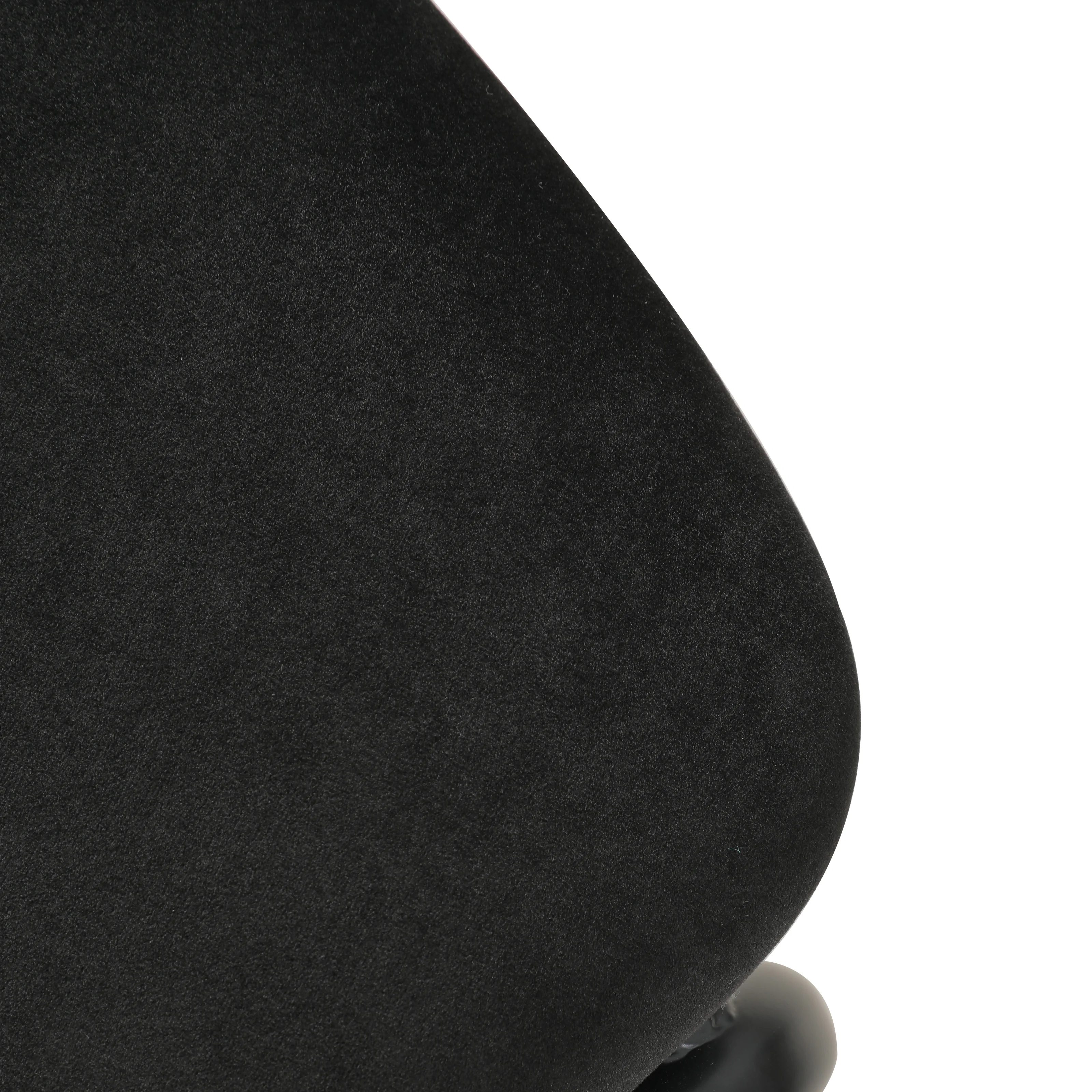 Ervilla Mid-Century Modern Wicker Bar Stool with Fabric Seat and Black Powder Coated Steel Frame for Kitchen and Dining Room in Black